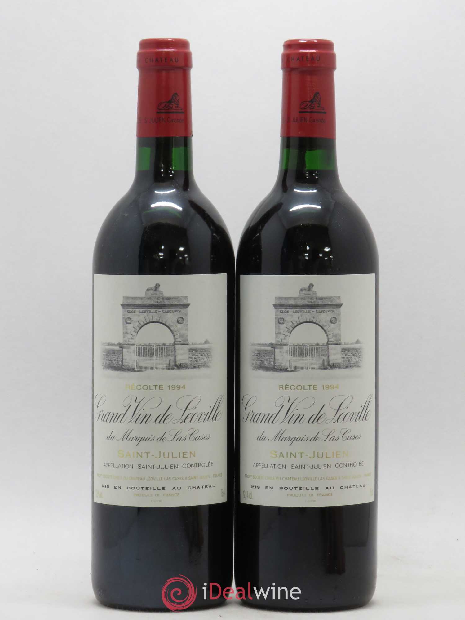 Château Léoville Las Cases 2ème Grand Cru Classé 1994 - Lot de 2 bouteilles - 0