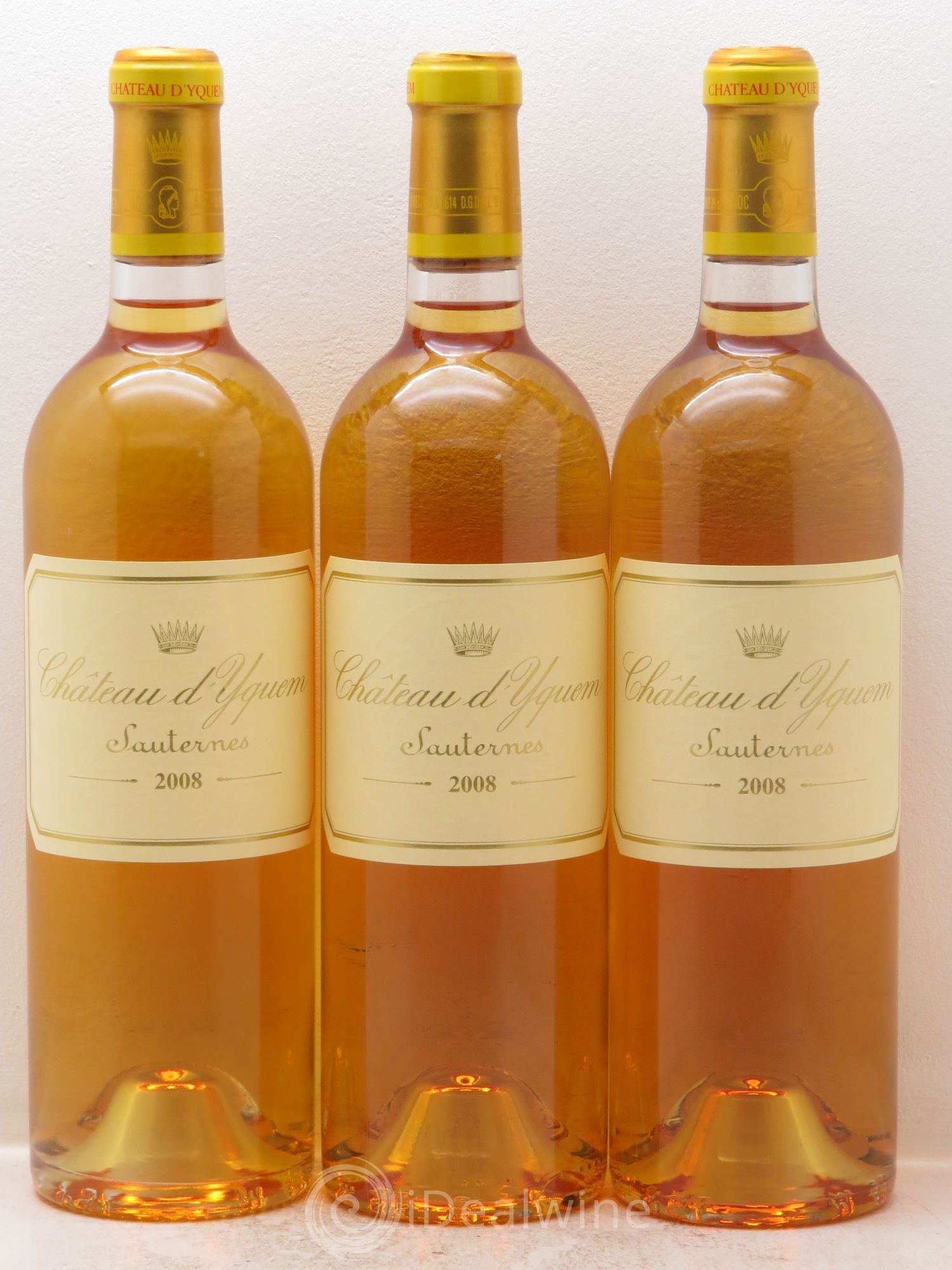 Château d' Yquem 1er Cru Classé Supérieur 2008 - Lotto di 3 bottiglie - 0
