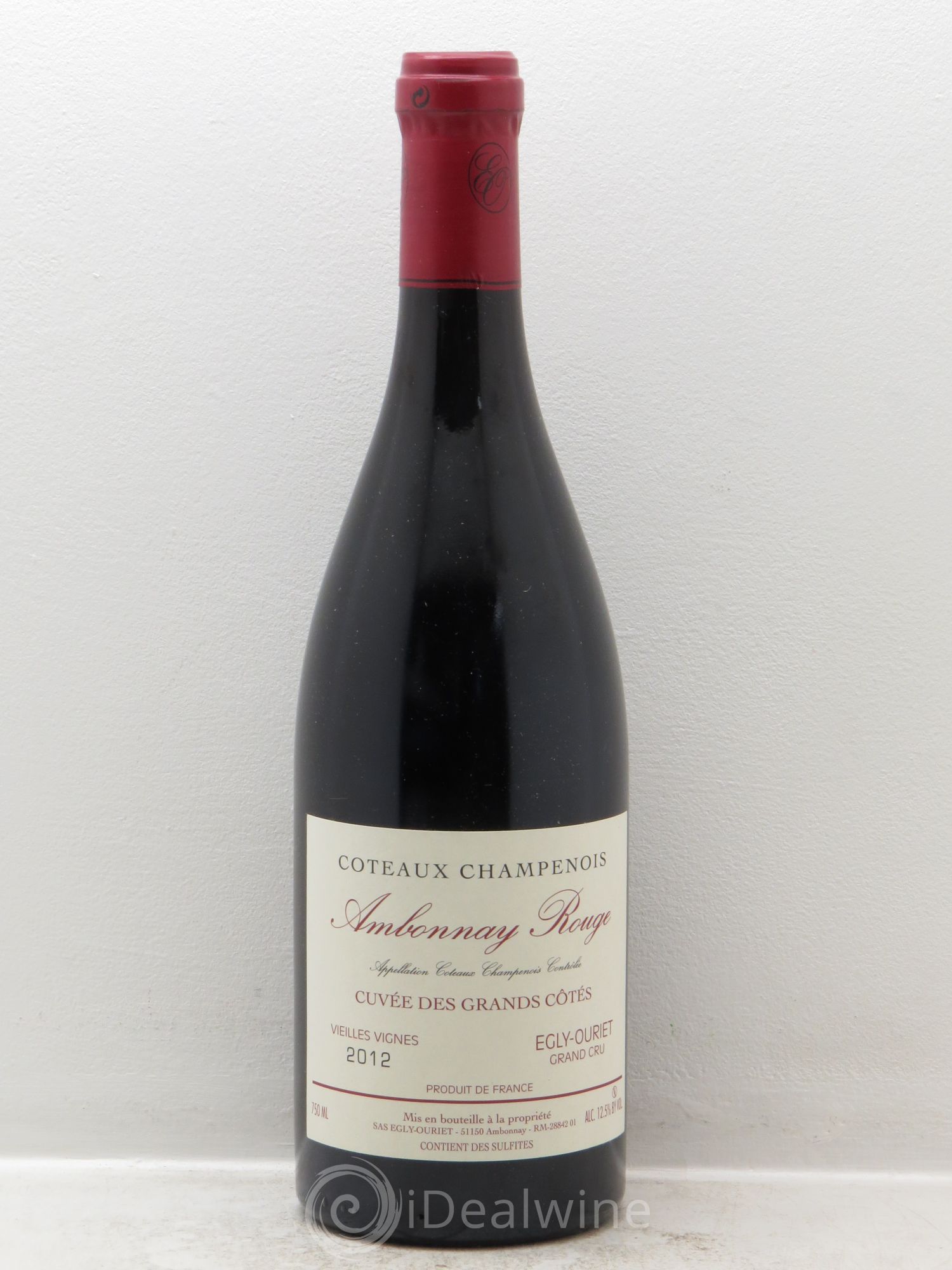 Divers Coteau Champenois Ambonnay Egly OUriet VV 2012 - Posten von 1 Flasche - 0