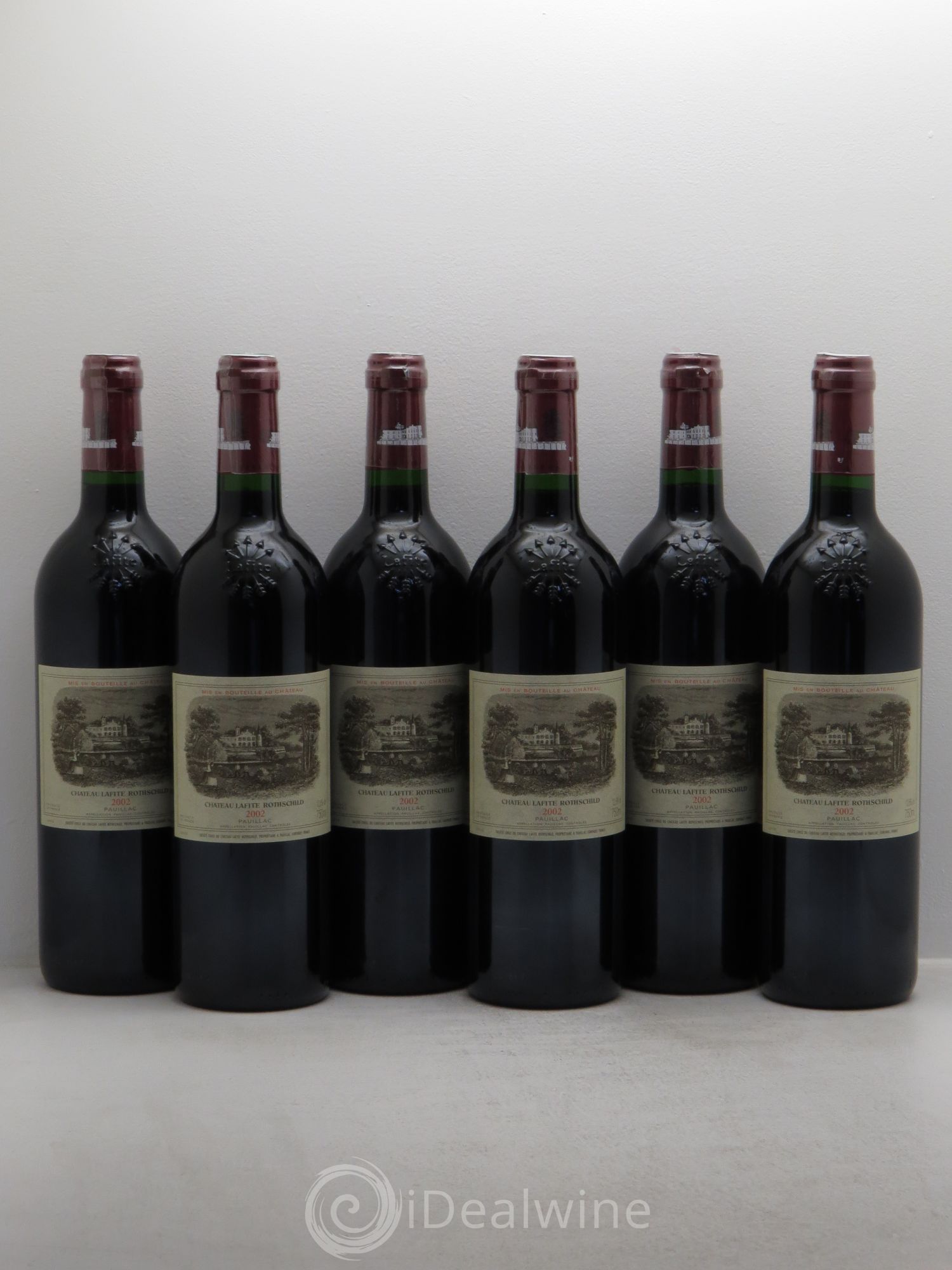 Château Lafite Rothschild 1er Grand Cru Classé 2002 - Lot de 6 bouteilles - 0