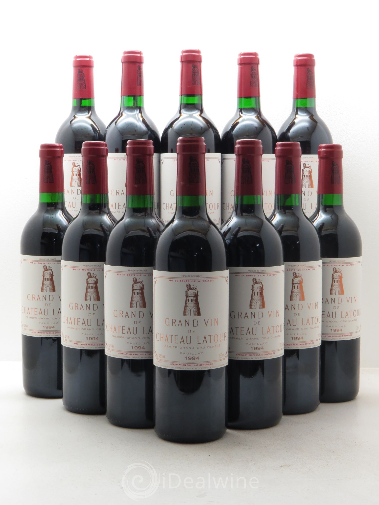 Château Latour 1er Grand Cru Classé 1994 - Lot de 12 bouteilles - 0