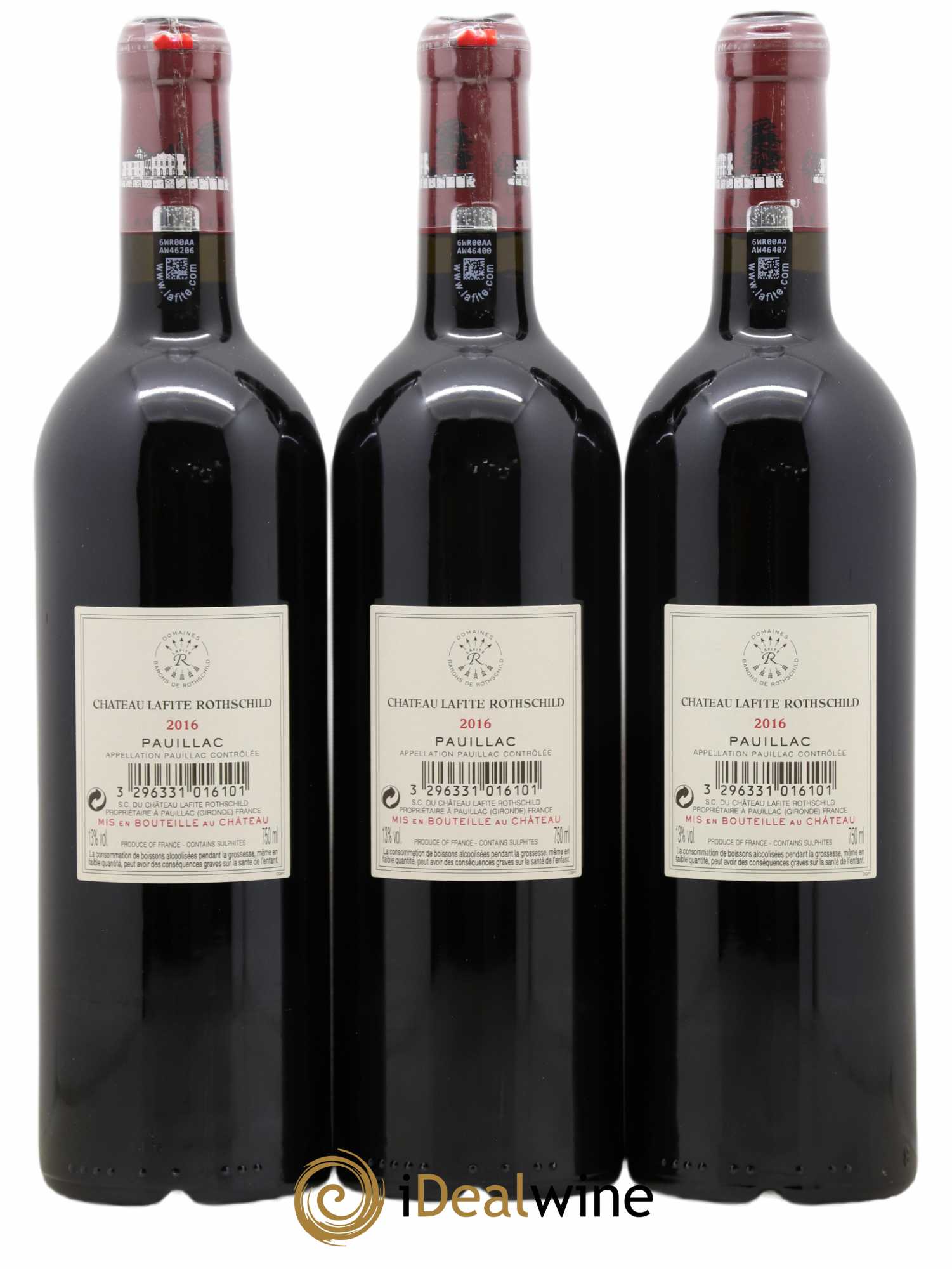 Château Lafite Rothschild 1er Grand Cru Classé 2016 - Lot de 6 bouteilles - 2
