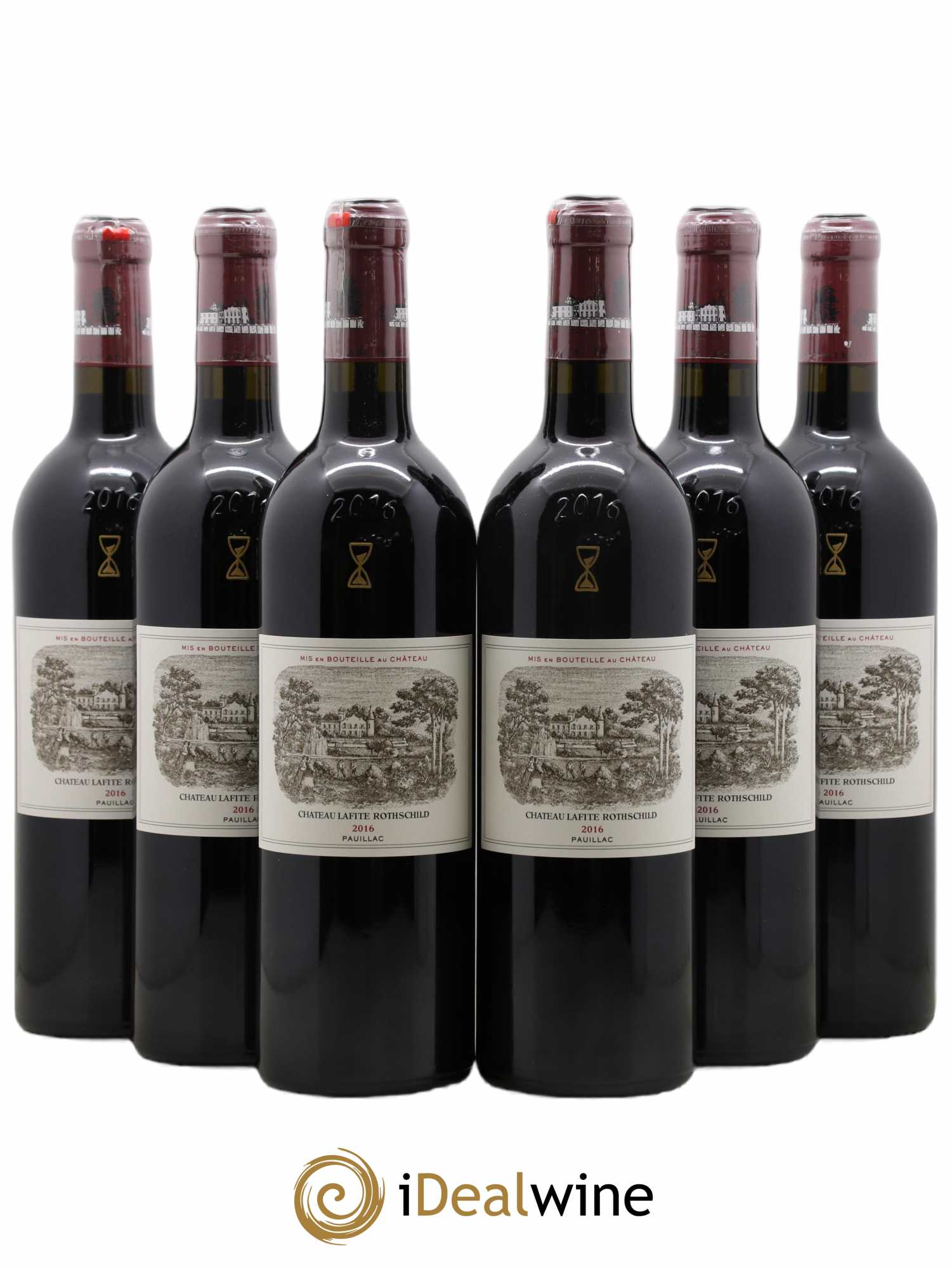 Château Lafite Rothschild 1er Grand Cru Classé 2016 - Lot de 6 bouteilles - 0