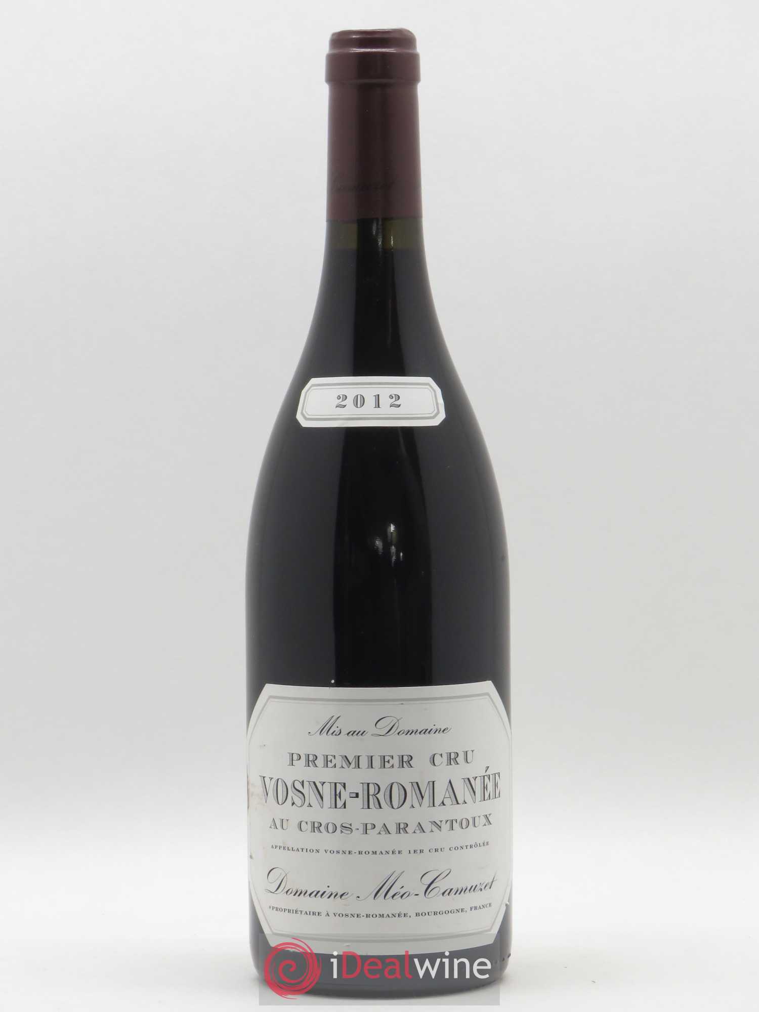 Vosne-Romanée 1er Cru Au Cros Parantoux Méo-Camuzet (Domaine) 2012 - Lot de 1 bouteille - 0