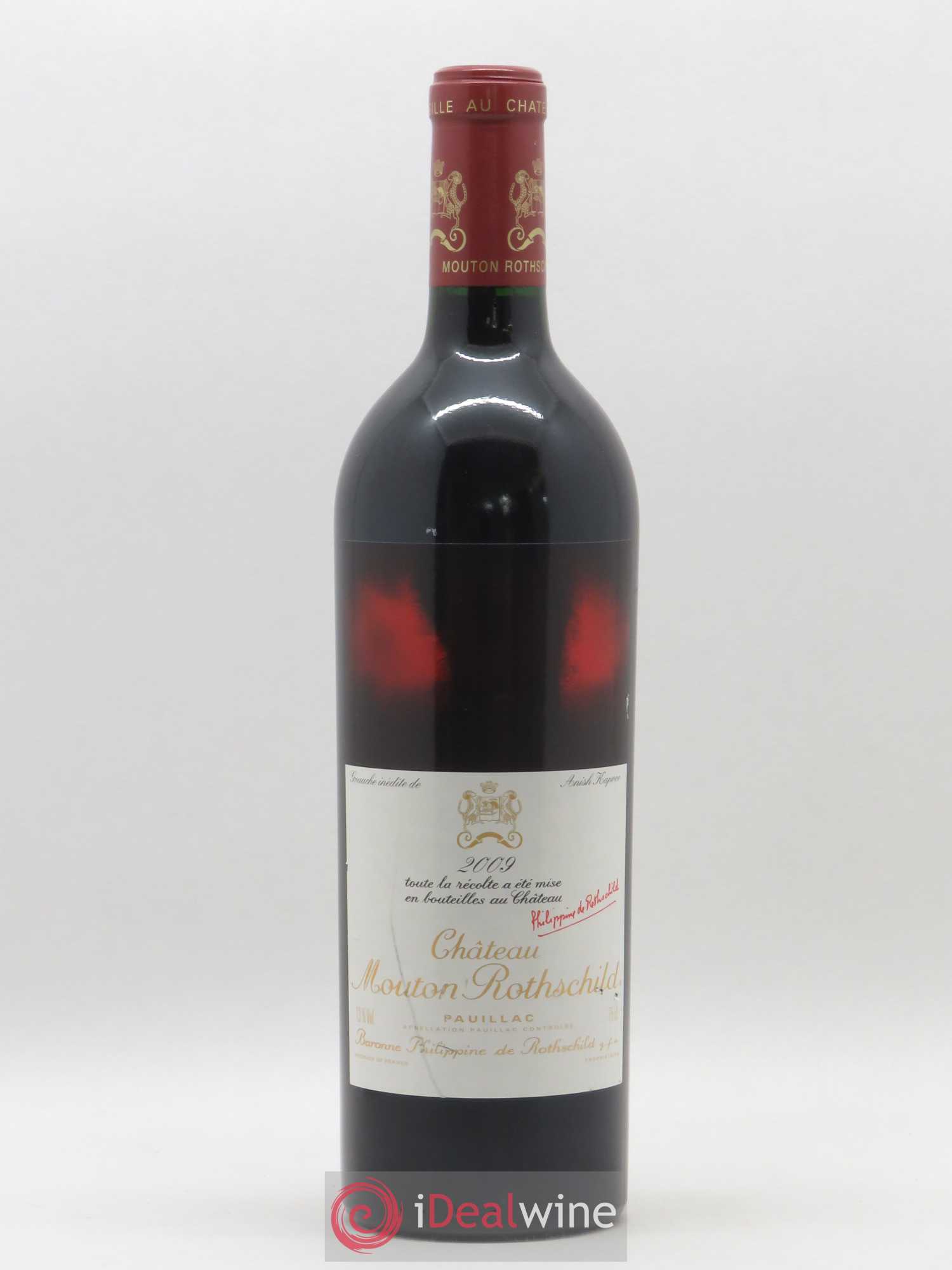 Château Mouton Rothschild 1er Grand Cru Classé 2009 - Lot de 1 bouteille - 0