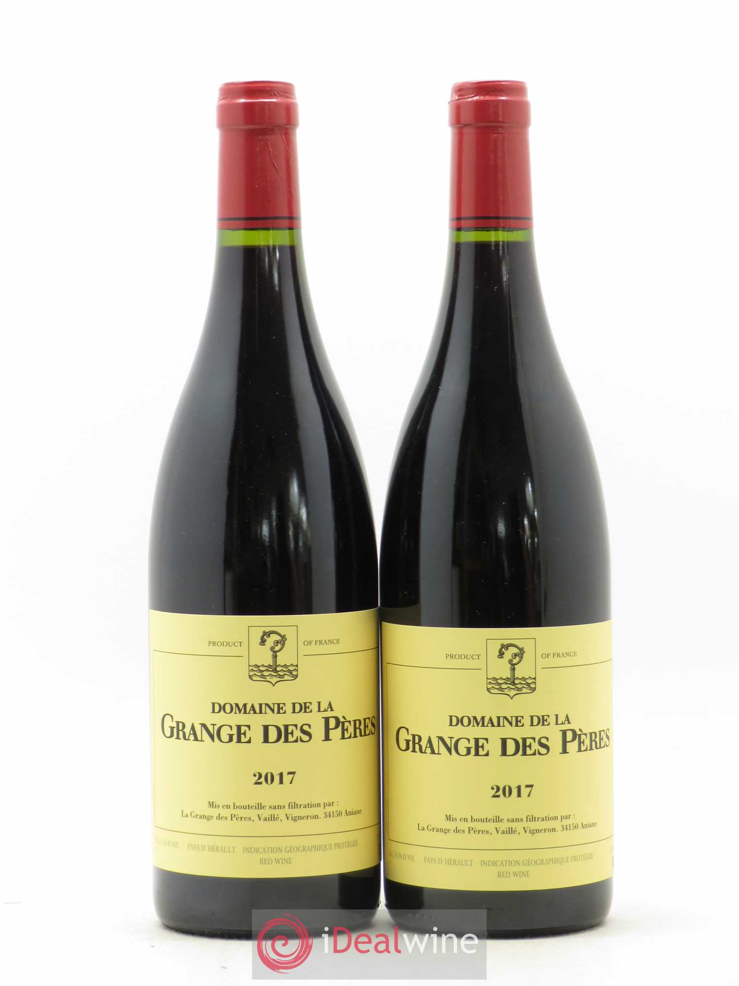 Pays d'Hérault Grange des Pères Laurent Vaillé 2017 - Lot de 2 bouteilles - 0