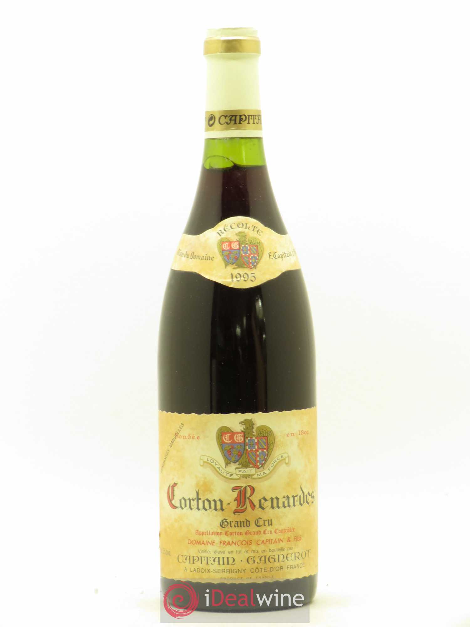 Corton Grand Cru Renardes Domaine Capitain Gagnerot 1995 - Lot de 1 bouteille - 0