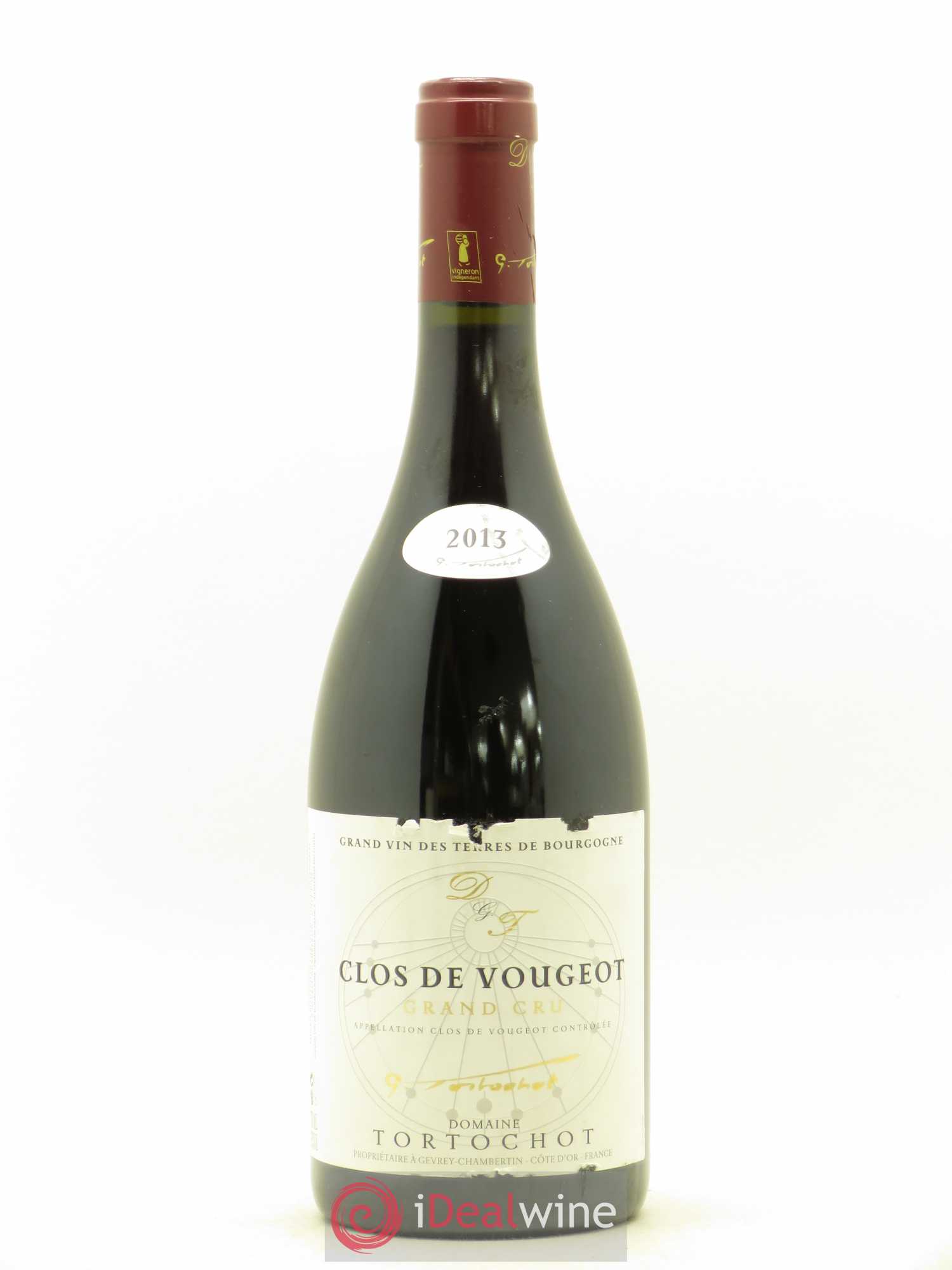 Clos de Vougeot Grand Cru Tortochot (Domaine) 2013 - Lot de 1 bouteille - 0