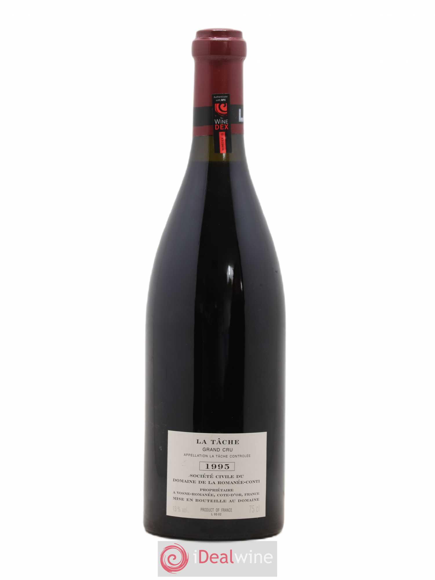 La Tâche Grand Cru Domaine de la Romanée-Conti 1995 - Lot de 1 bouteille - 1