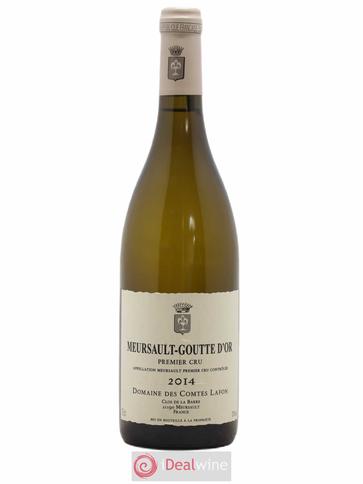 Meursault 1er Cru Goutte d'Or Comtes Lafon (Domaine des) 2014 - Lot de 1 bouteille - 0