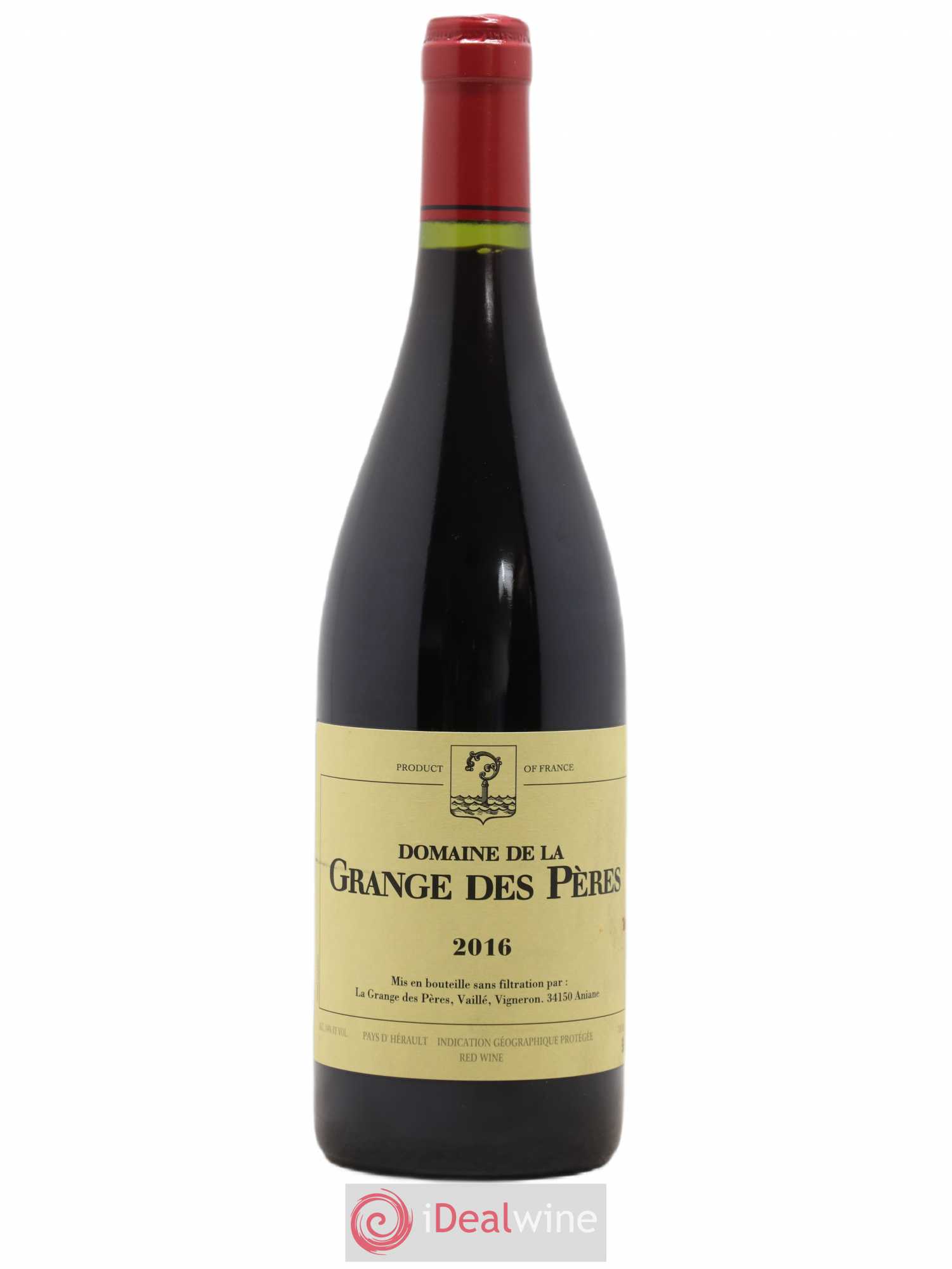 Pays d'Hérault Grange des Pères Laurent Vaillé 2016 - Lot de 1 bouteille - 0
