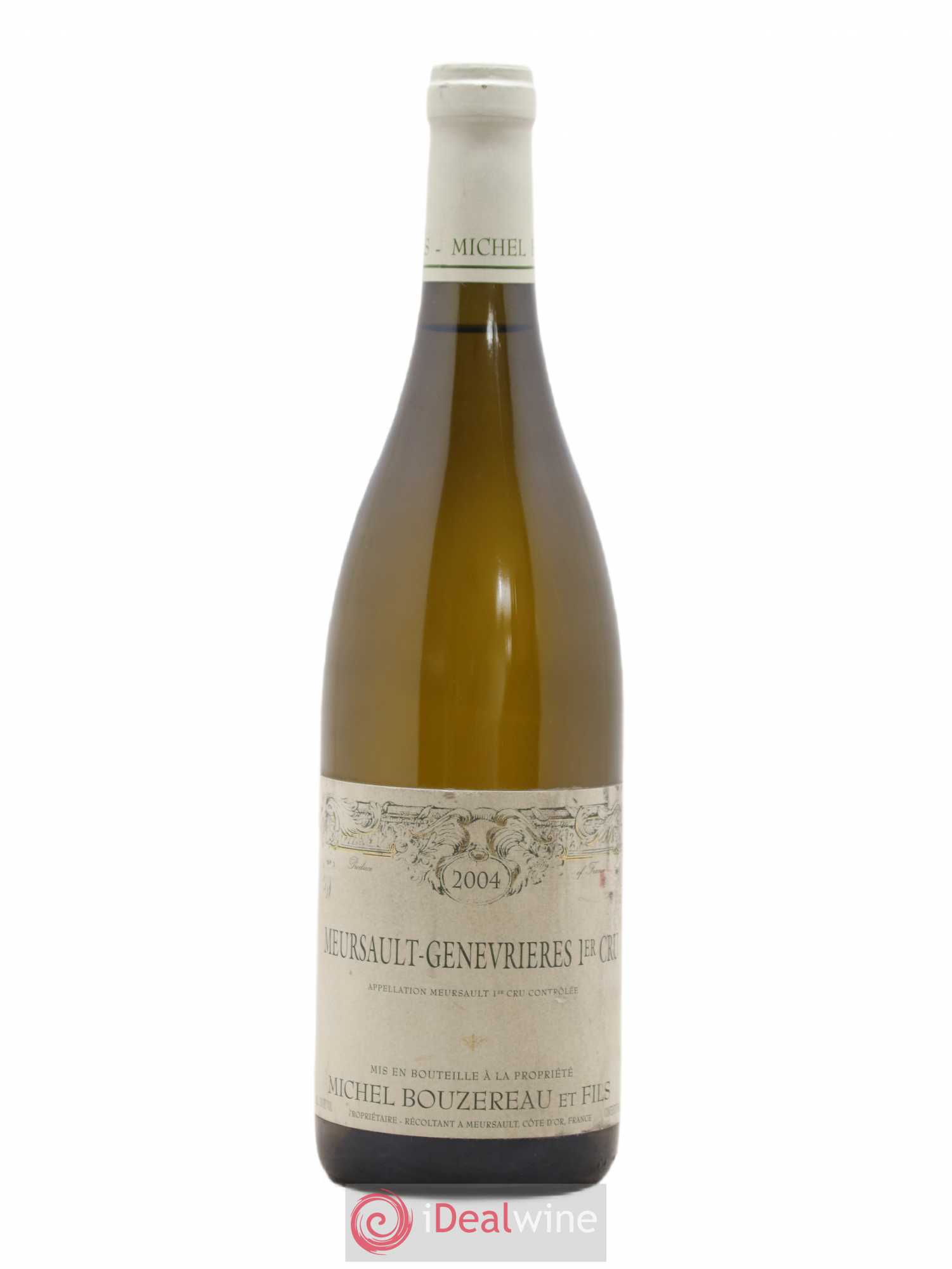 Meursault 1er Cru Les Genevrières Michel Bouzereau et Fils (Domaine) 2004 - Lot de 1 bouteille - 0