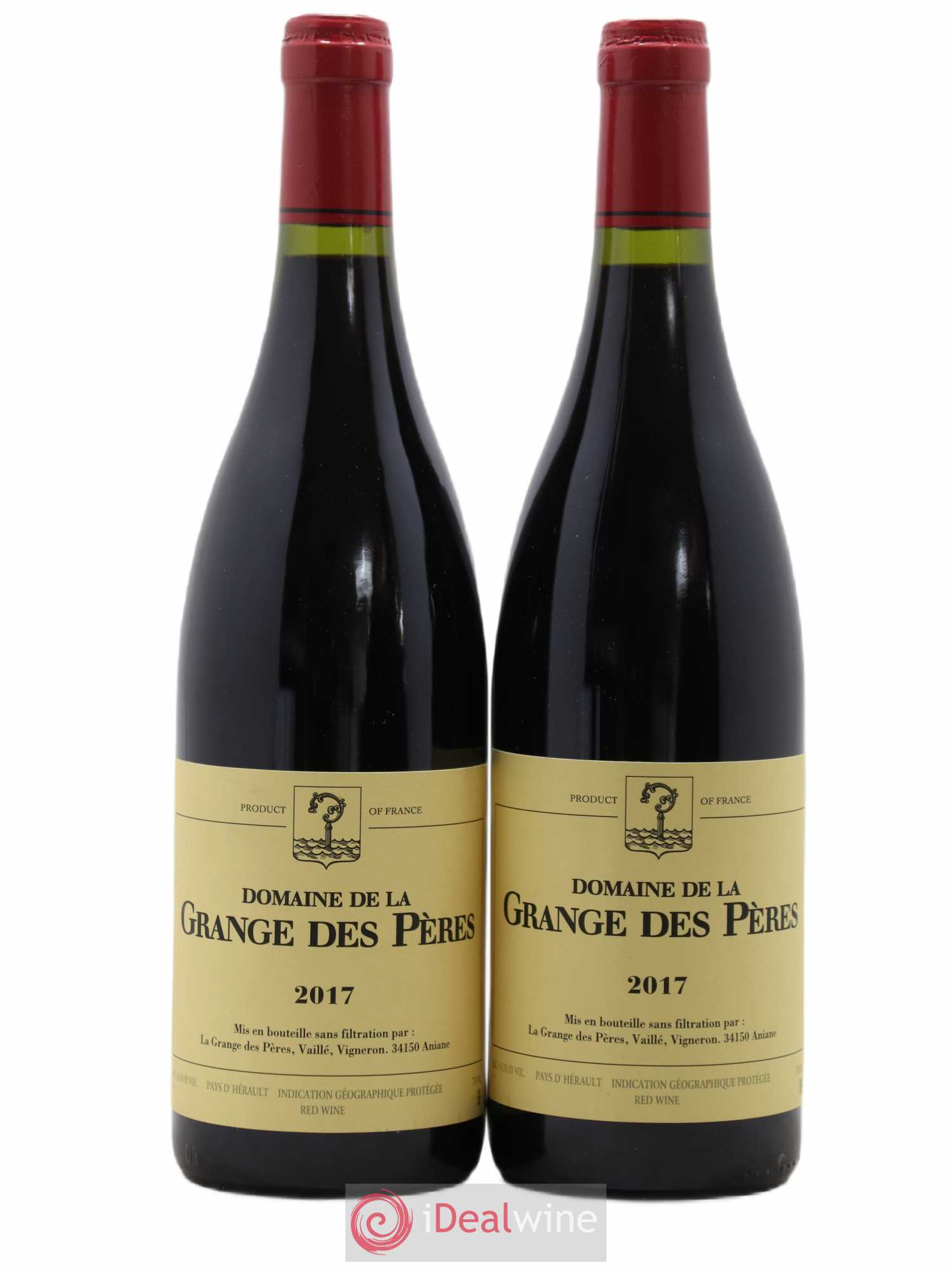 Pays d'Hérault Grange des Pères Laurent Vaillé 2017 - Lot de 2 bouteilles - 0
