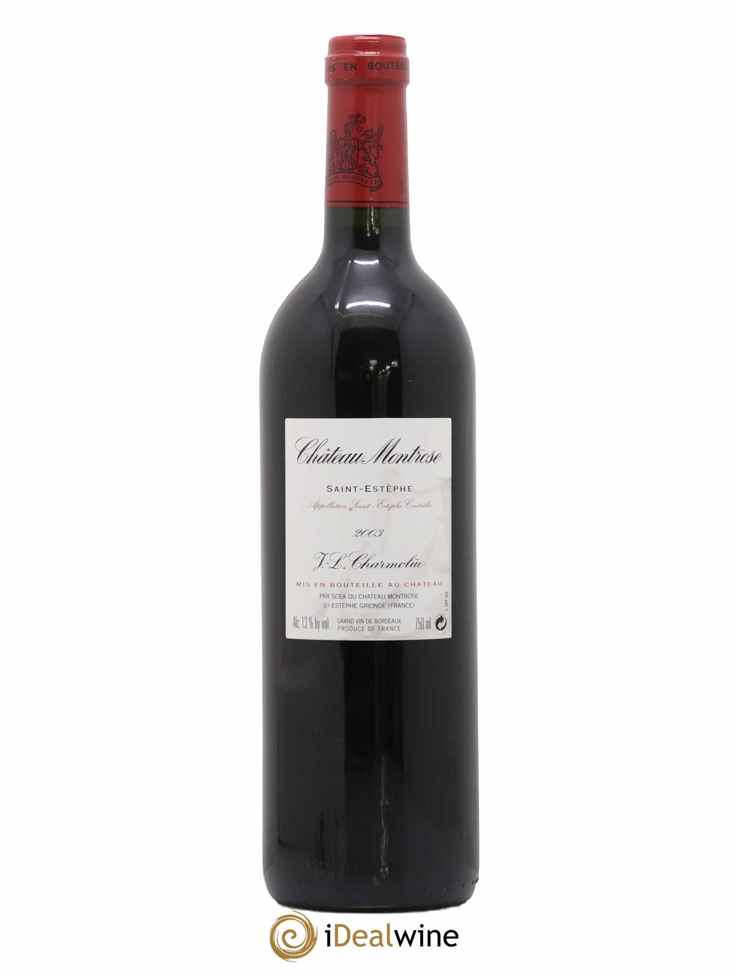 Château Montrose 2ème Grand Cru Classé 2003 - Lot de 1 bouteille - 1