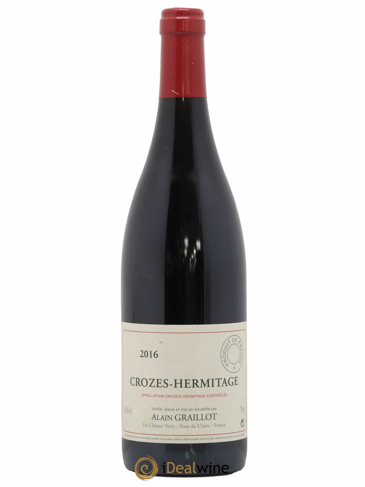 Crozes-Hermitage Domaine Graillot 2016 - Lot de 1 bouteille - 0
