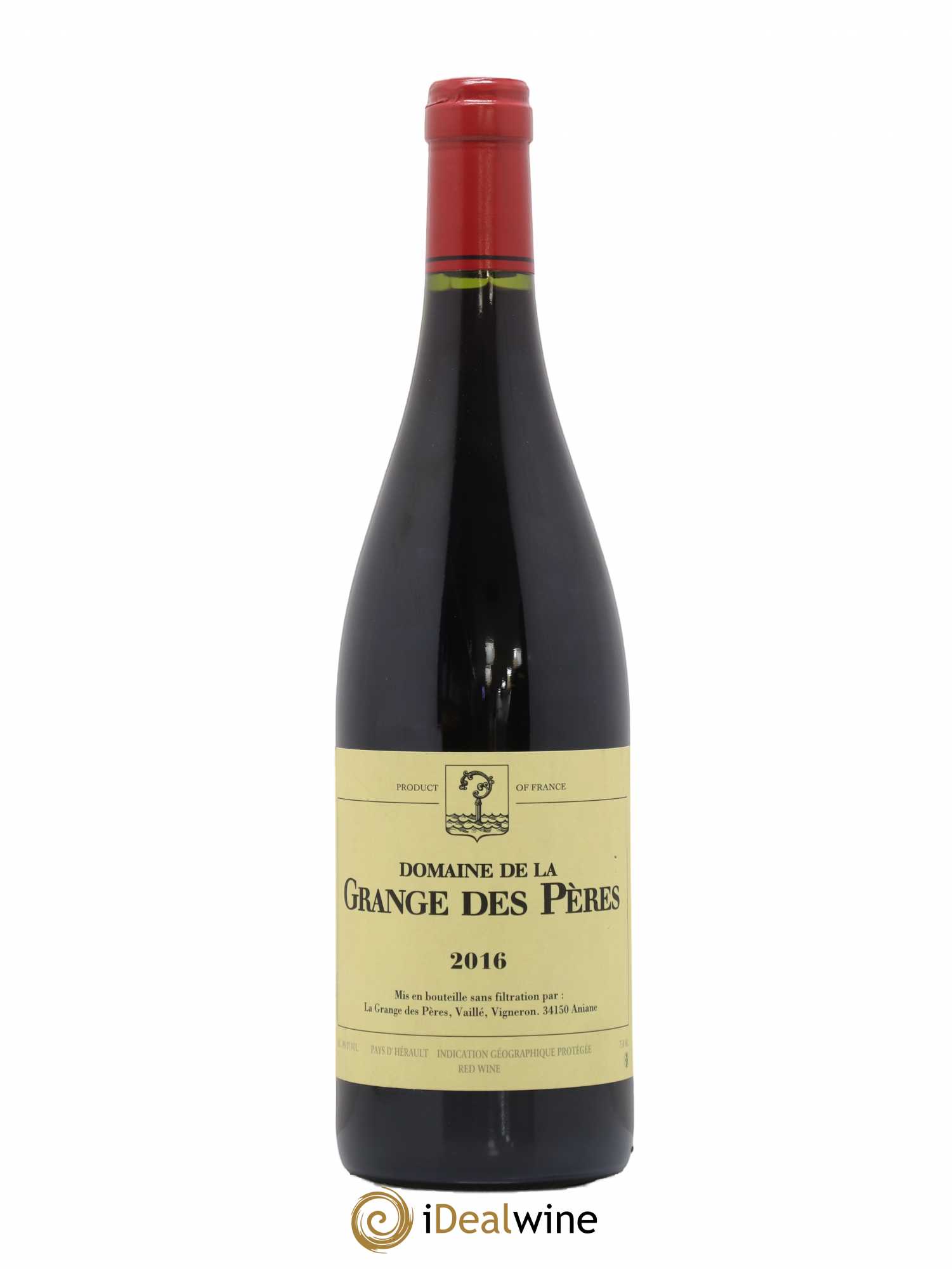 Pays d'Hérault Grange des Pères Laurent Vaillé 2016 - Lot de 1 bouteille - 0