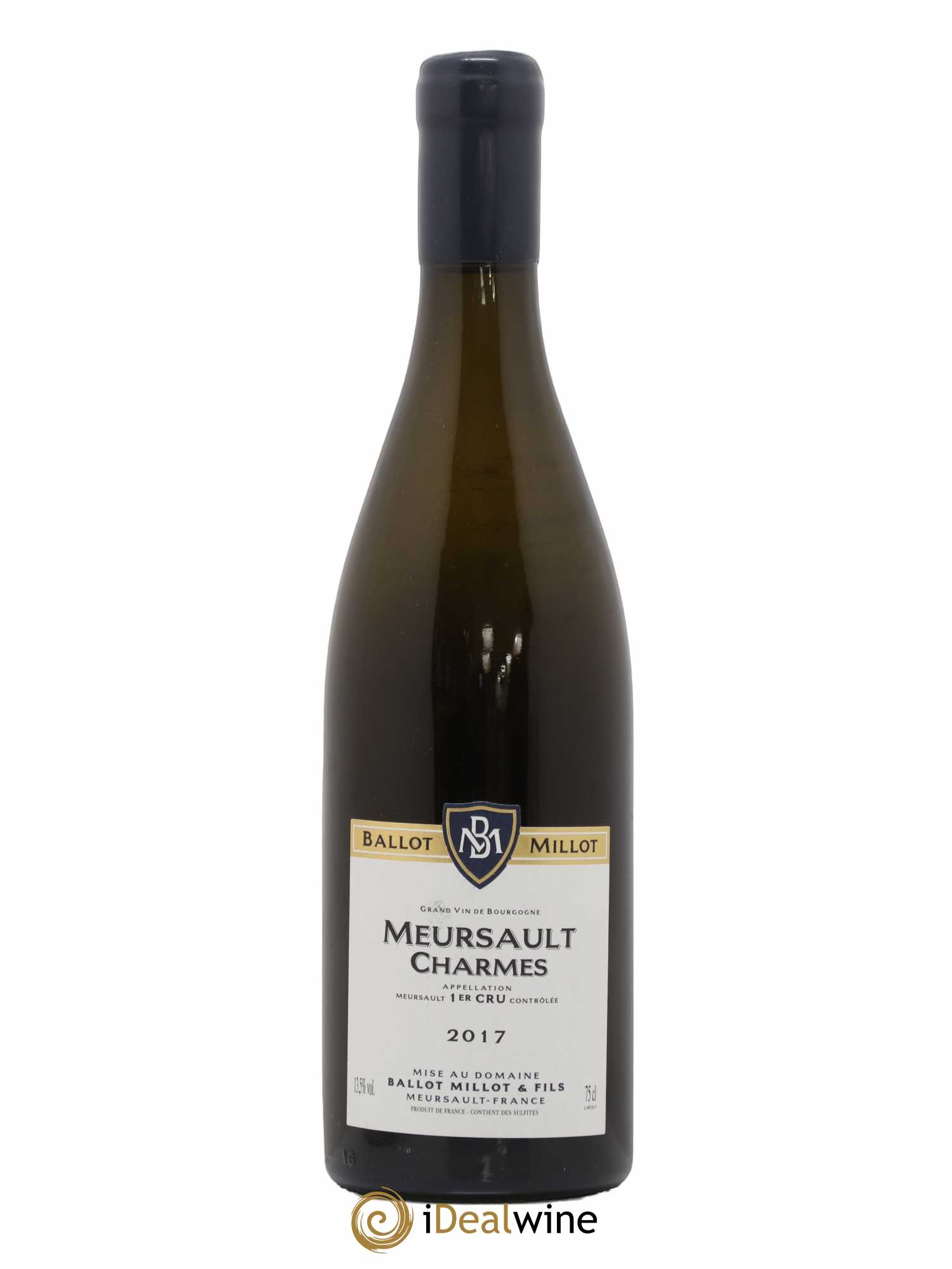 Meursault 1er Cru Charmes Ballot Millot 2017 - Lot de 1 bouteille - 0