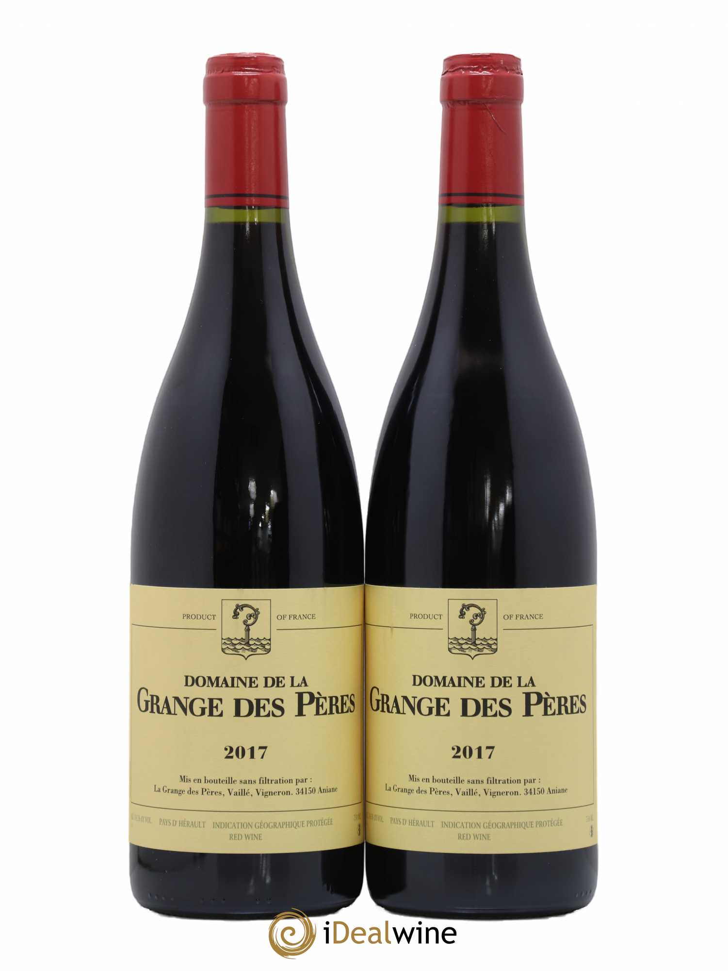 Pays d'Hérault Grange des Pères Laurent Vaillé 2017 - Lot de 2 bouteilles - 0