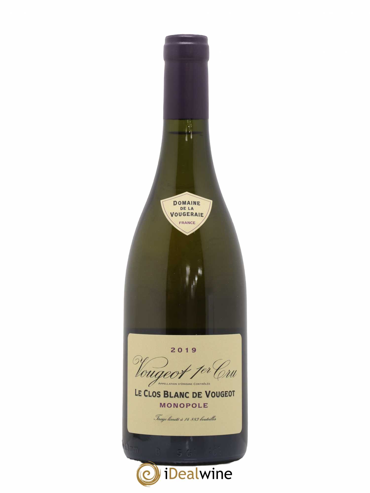 Vougeot 1er Cru Le Clos Blanc de Vougeot La Vougeraie 2019 - Lot de 1 bouteille - 0