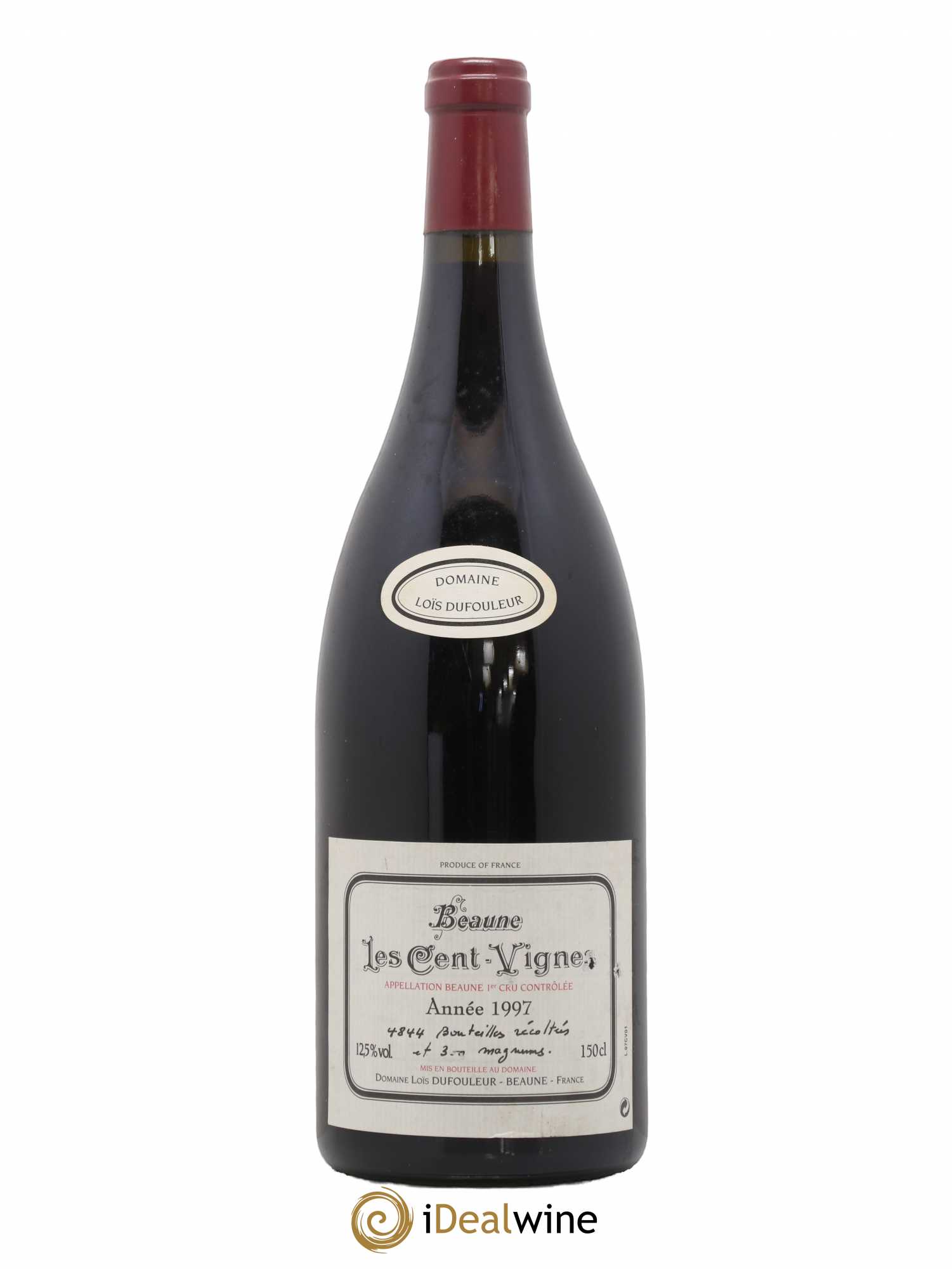 Beaune 1er Cru Les Cent Vignes Domaine Loïs Dufouleur 1997 - Posten von 1 Magnum - 0