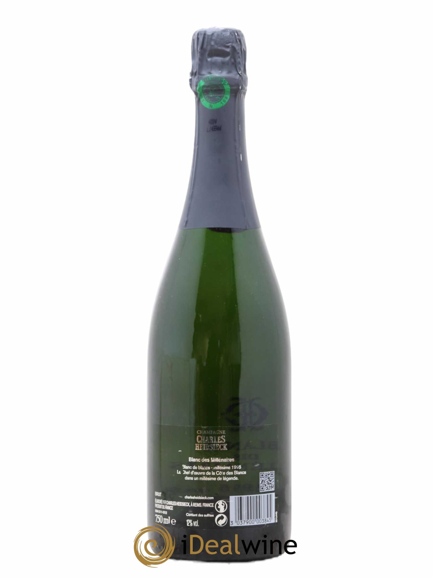 Blanc de Blancs Blanc des Millénaires Brut Charles Heidsieck Brut 1995 - Lot de 1 bouteille - 1