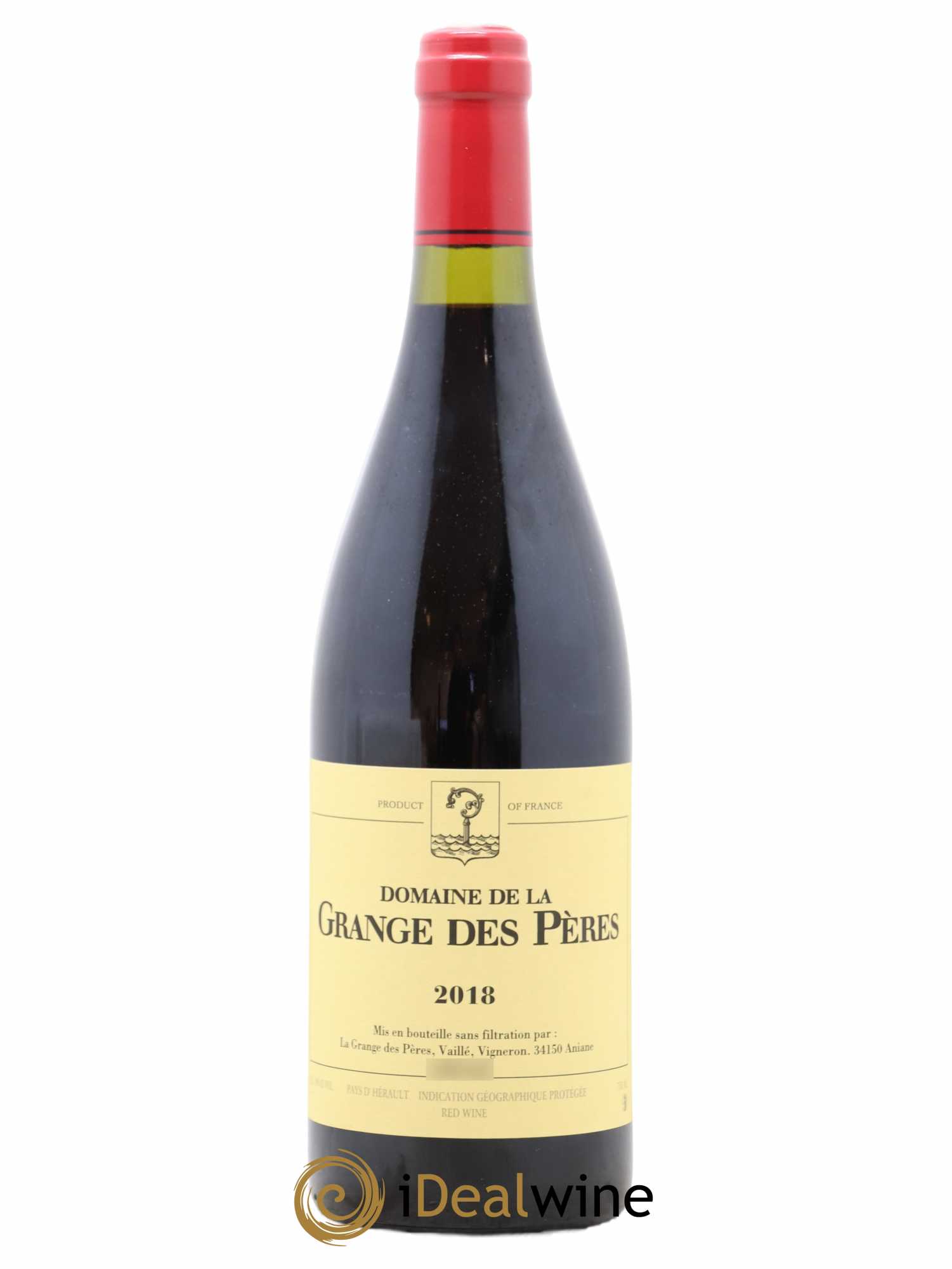 Pays d'Hérault Grange des Pères Laurent Vaillé 2018 - Lot de 1 bouteille - 0