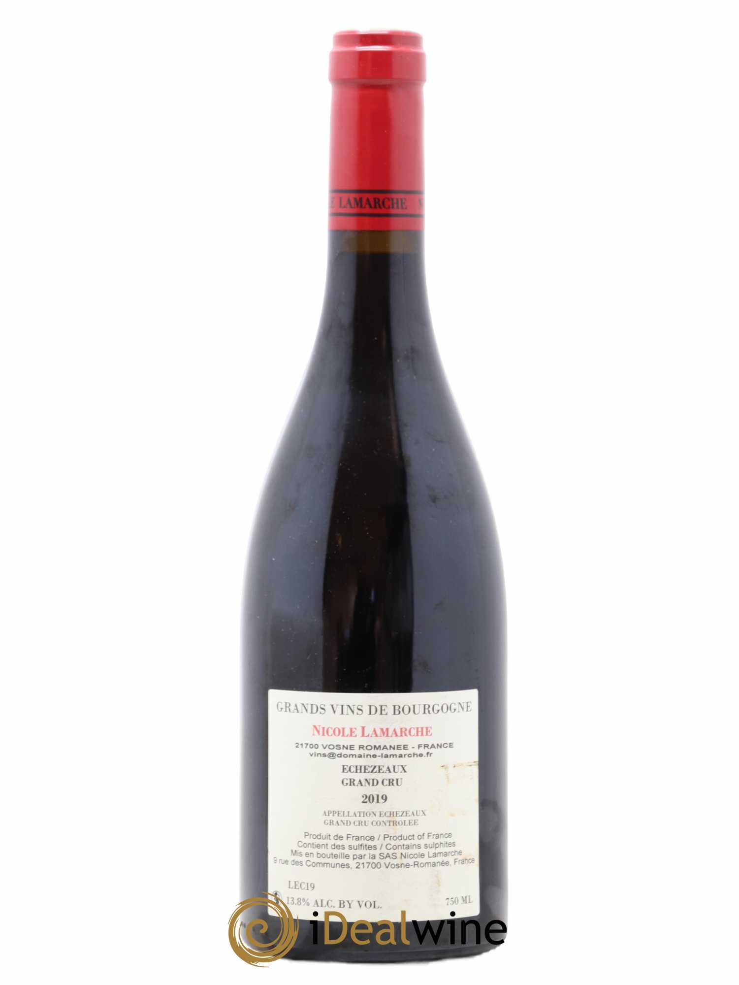 Echezeaux Grand Cru Lamarche (Domaine) Nicole Lamarche 2019 - Lot de 1 bouteille - 1