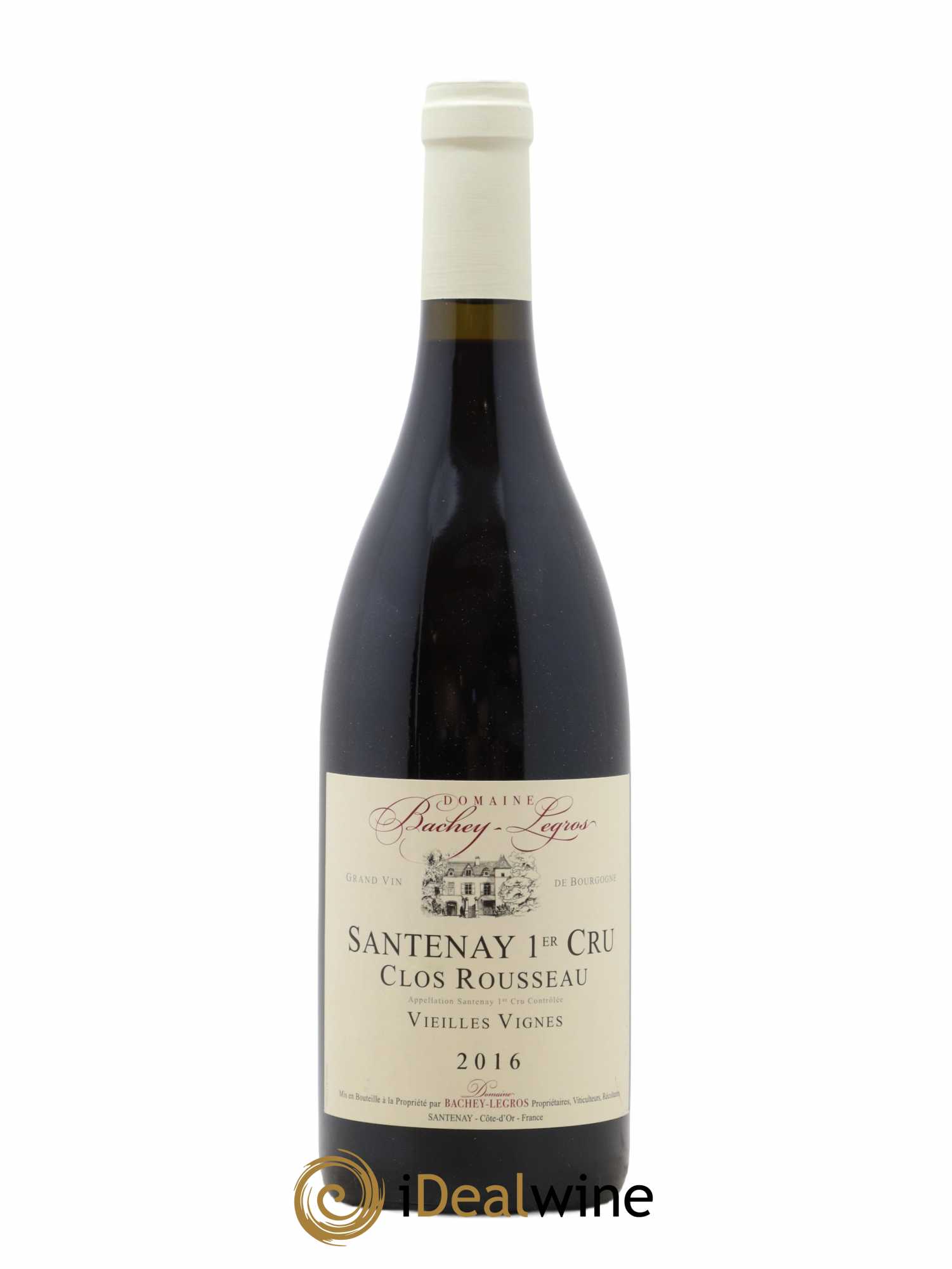 Santenay 1er Cru Clos Rousseau vieilles vignes Domaine Bachey Legros 2016 - Posten von 1 Flasche - 0