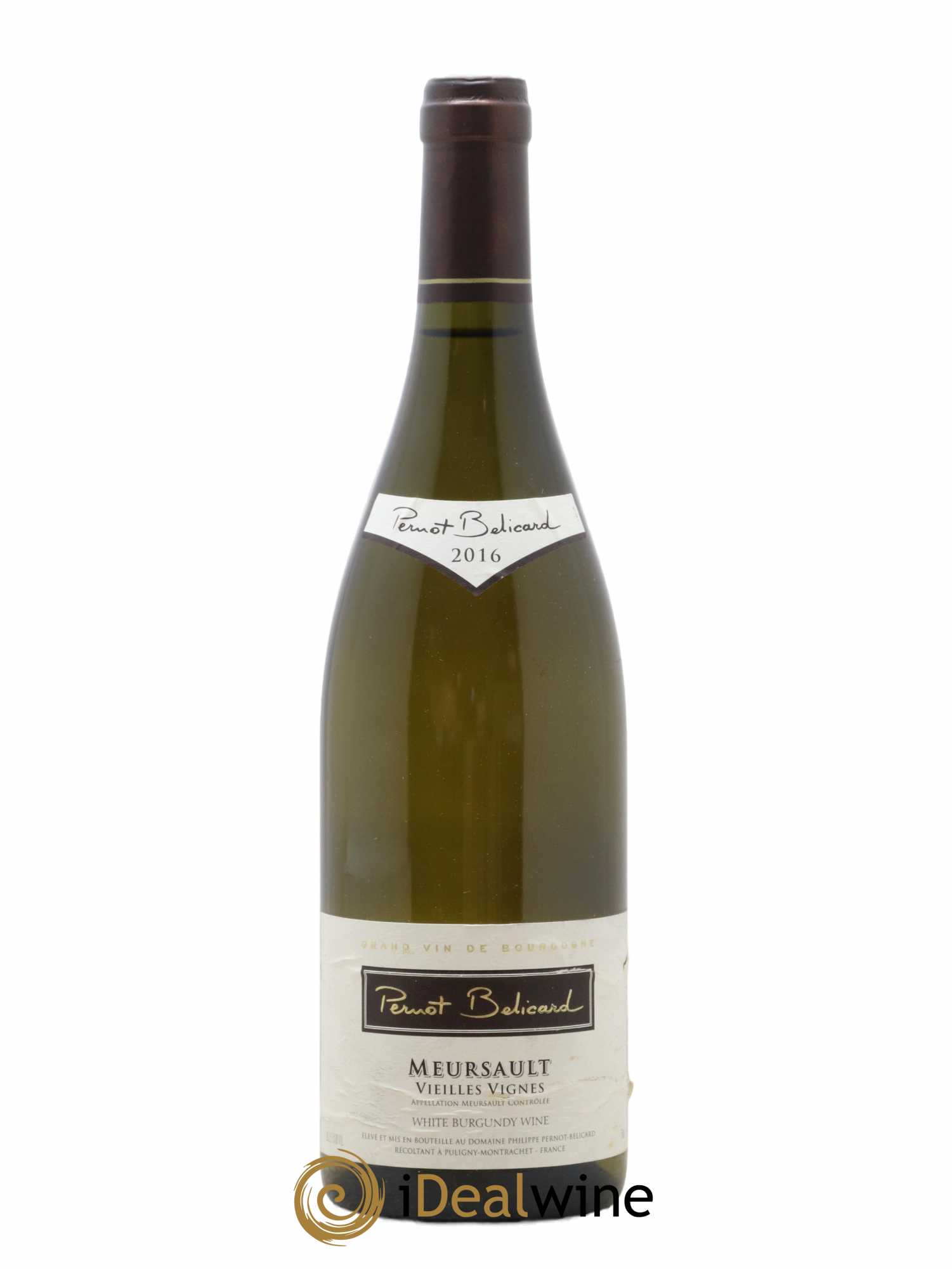 Meursault vieilles vignes Domaine Pernot Belicard 2016 - Posten von 1 Flasche - 0