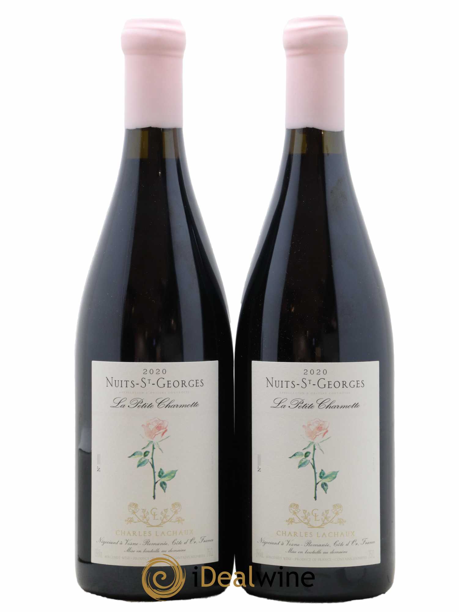 Nuits-Saint-Georges La Petite Charmotte Charles Lachaux 2020 - Lot de 2 bouteilles - 0