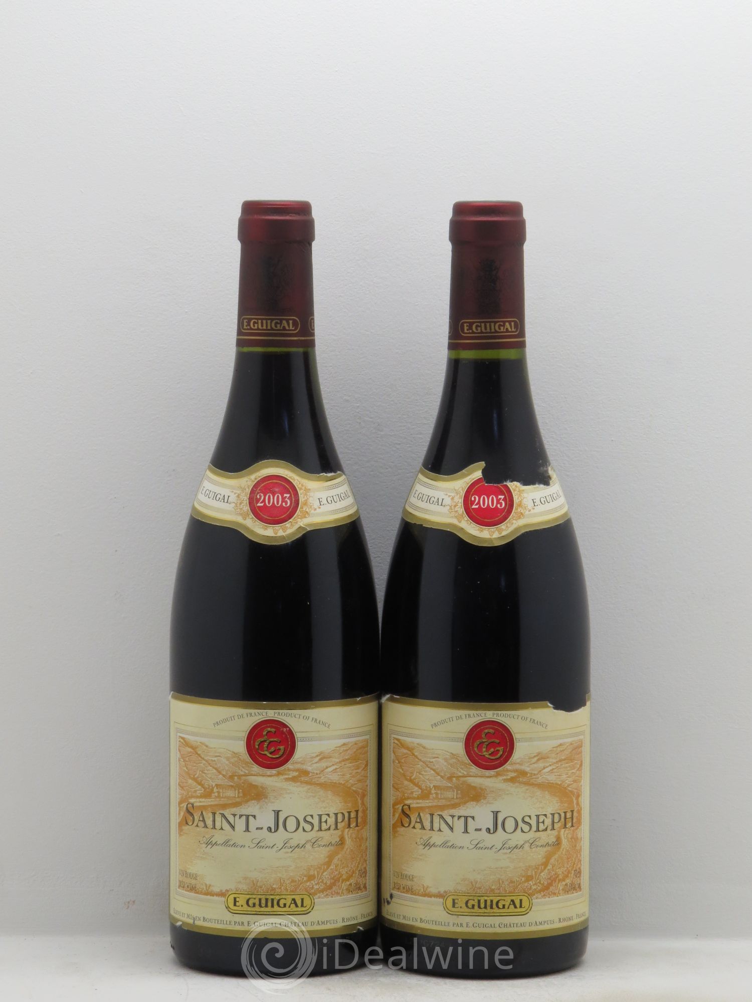 Saint-Joseph Guigal 2003 - Lot de 2 bouteilles - 0