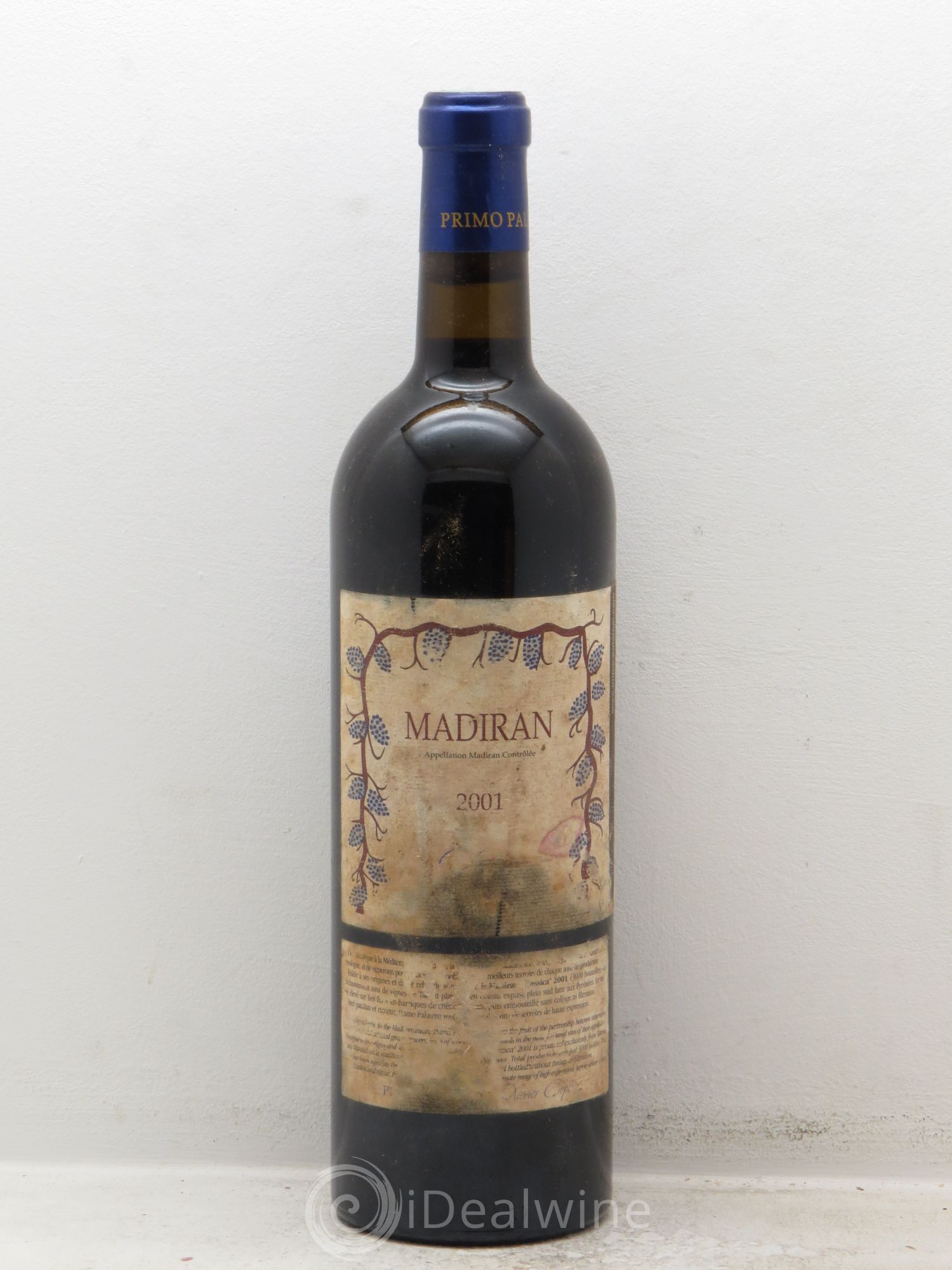 Madiran Classico Primo Palatum (sans prix de réserve) 2001 - Posten von 1 Flasche - 0