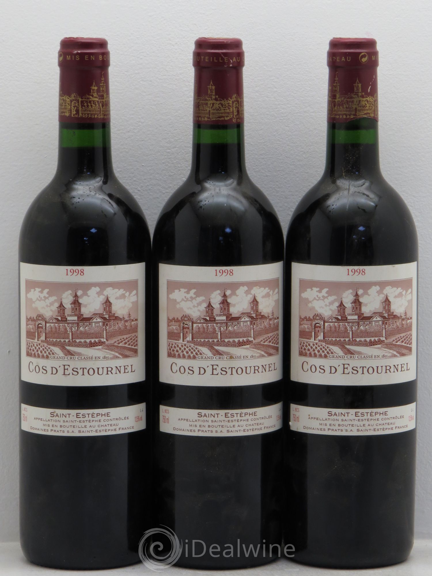 Cos d'Estournel 2ème Grand Cru Classé 1999 - Lot de 3 bouteilles - 0