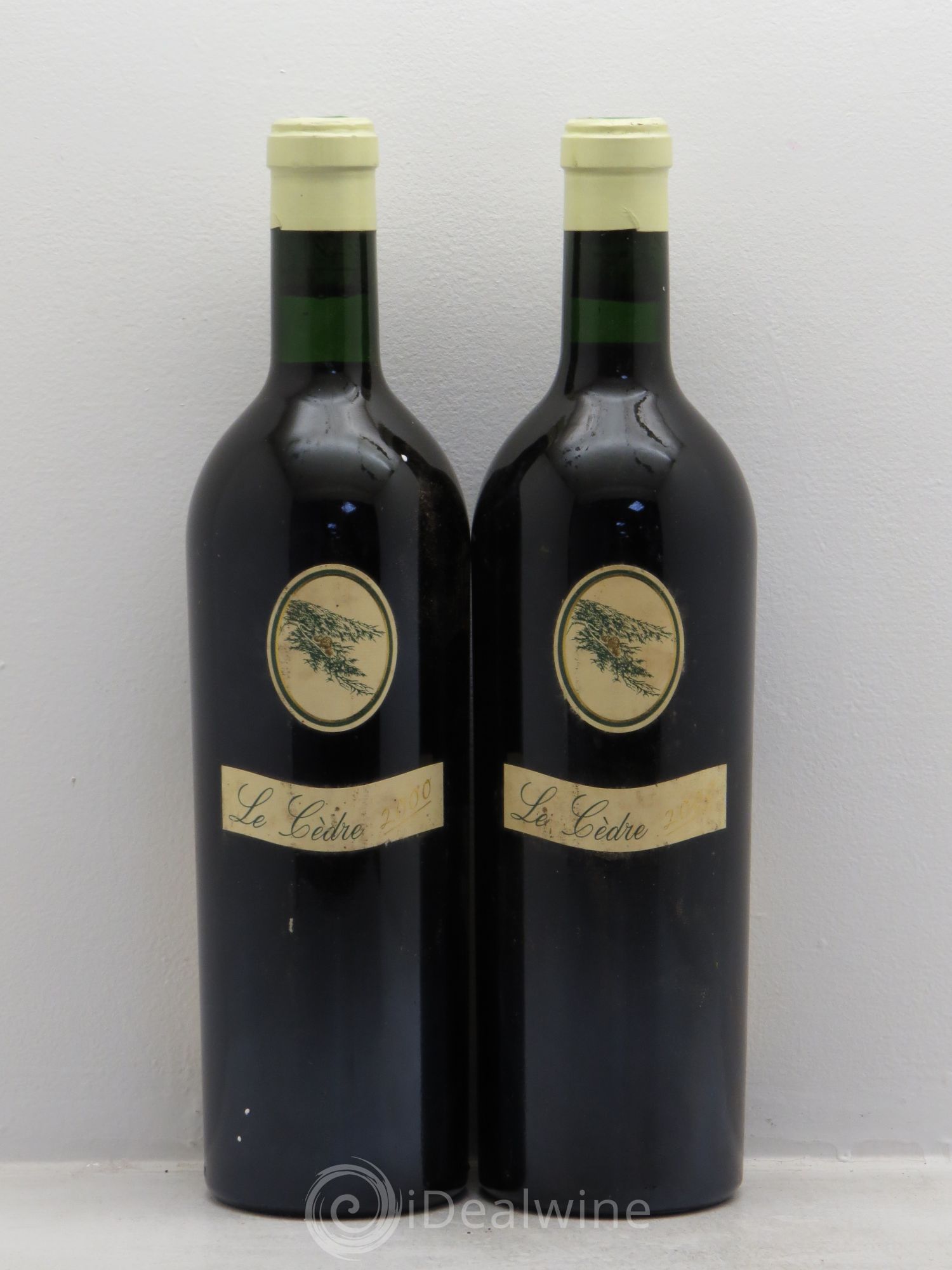Cahors Château du Cèdre Cuvée Le Cèdre Pascal et Jean-Marc Verhaeghe 2000 - Lot de 2 bouteilles - 0