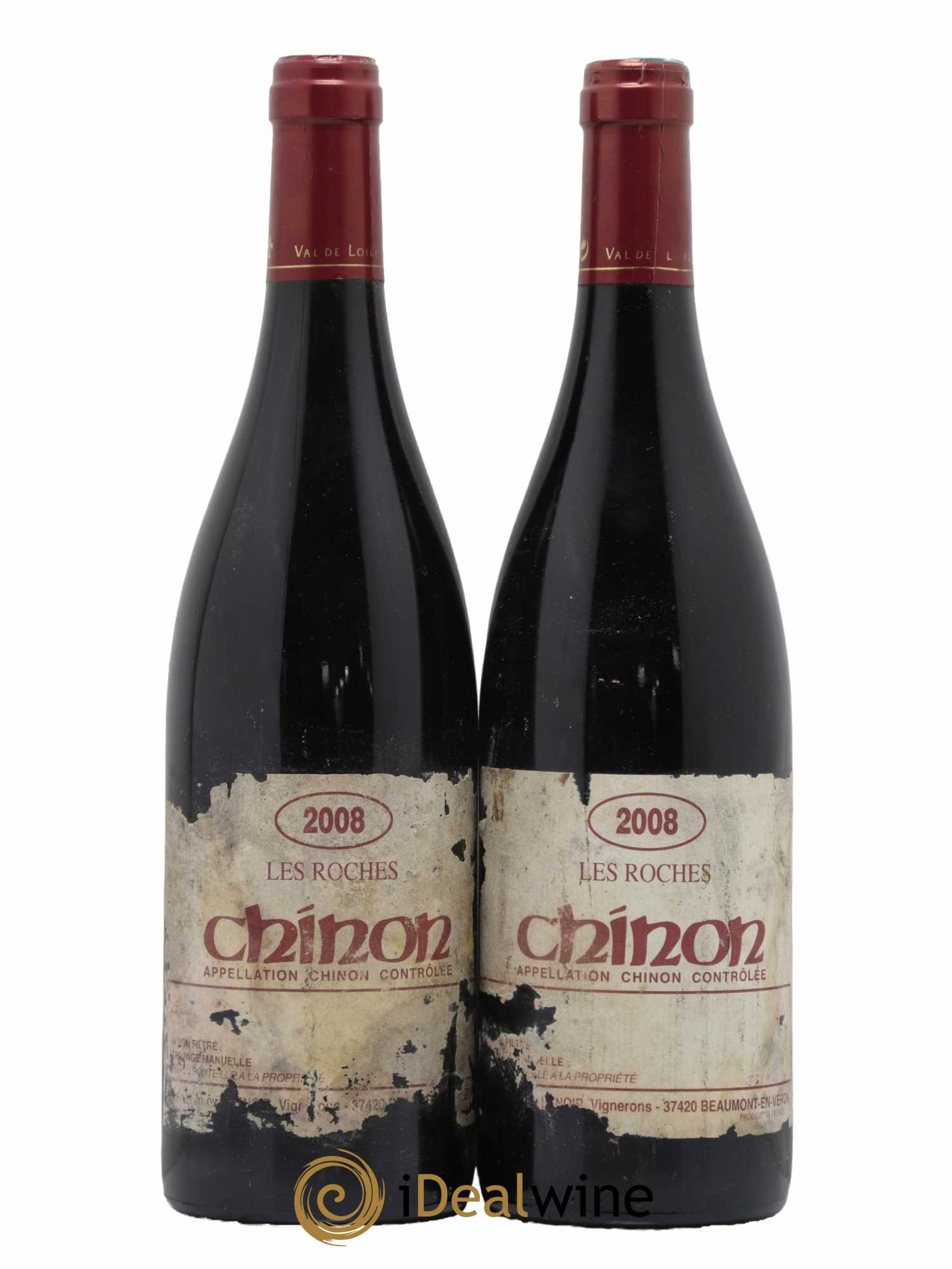 Chinon Les Roches Lenoir (Domaine) 2008 - Lot de 2 bouteilles - 0