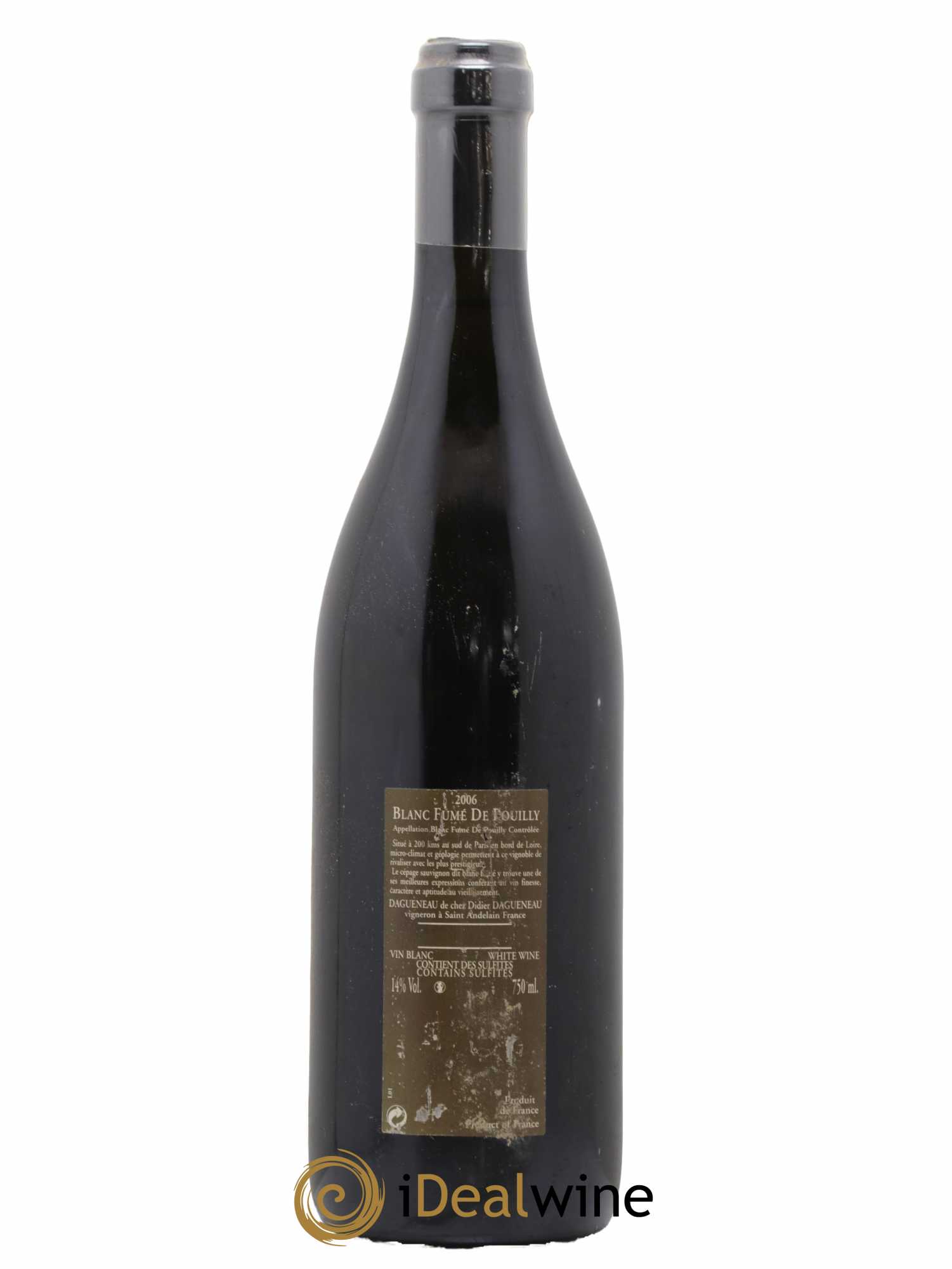 Vin de France (anciennement Pouilly-Fumé) Pur Sang Dagueneau (Domaine Didier - Louis-Benjamin) 2006 - Lot de 1 bouteille - 1