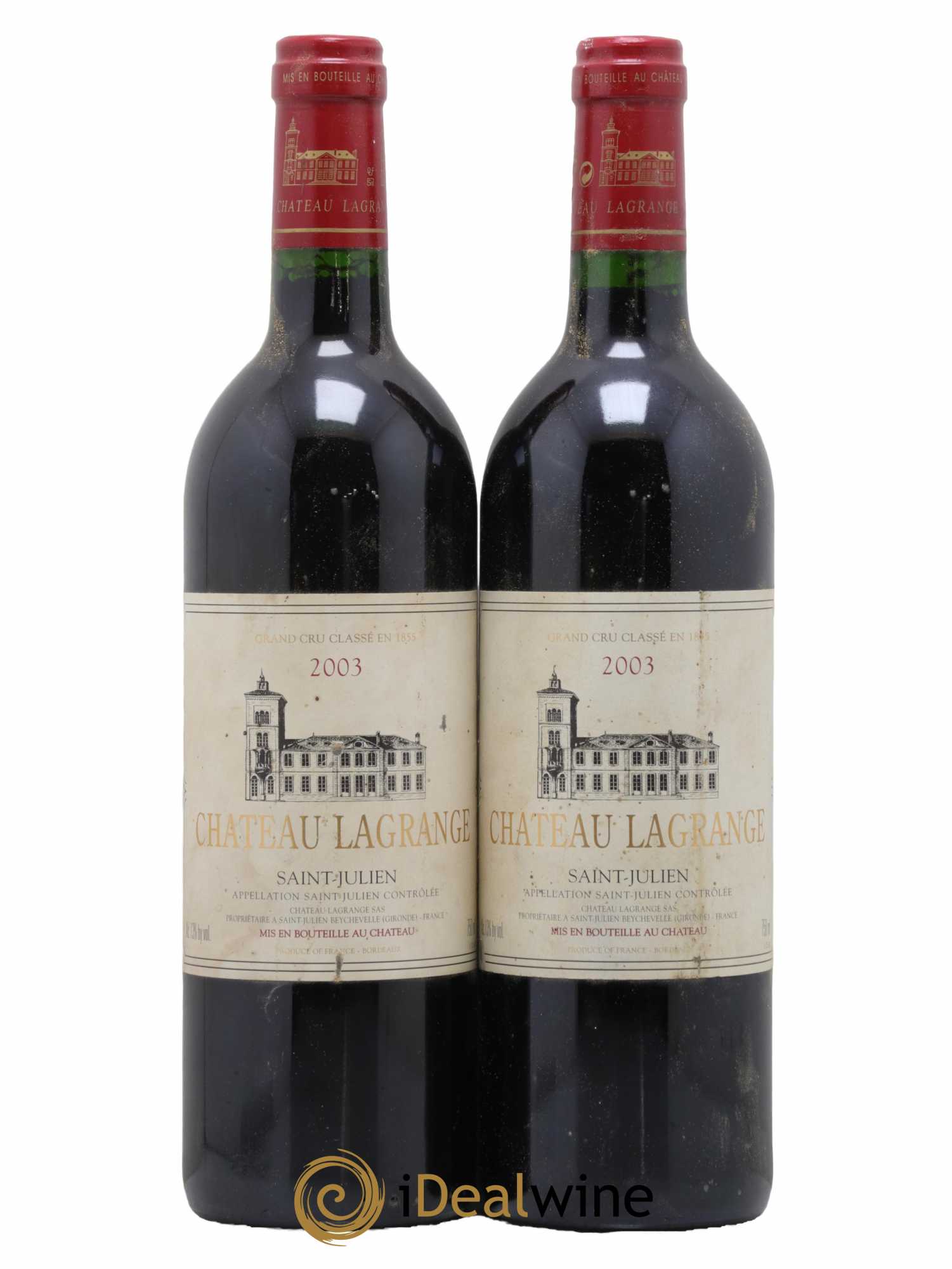 Château Lagrange 3ème Grand Cru Classé 2003 - Lot de 2 bouteilles - 0