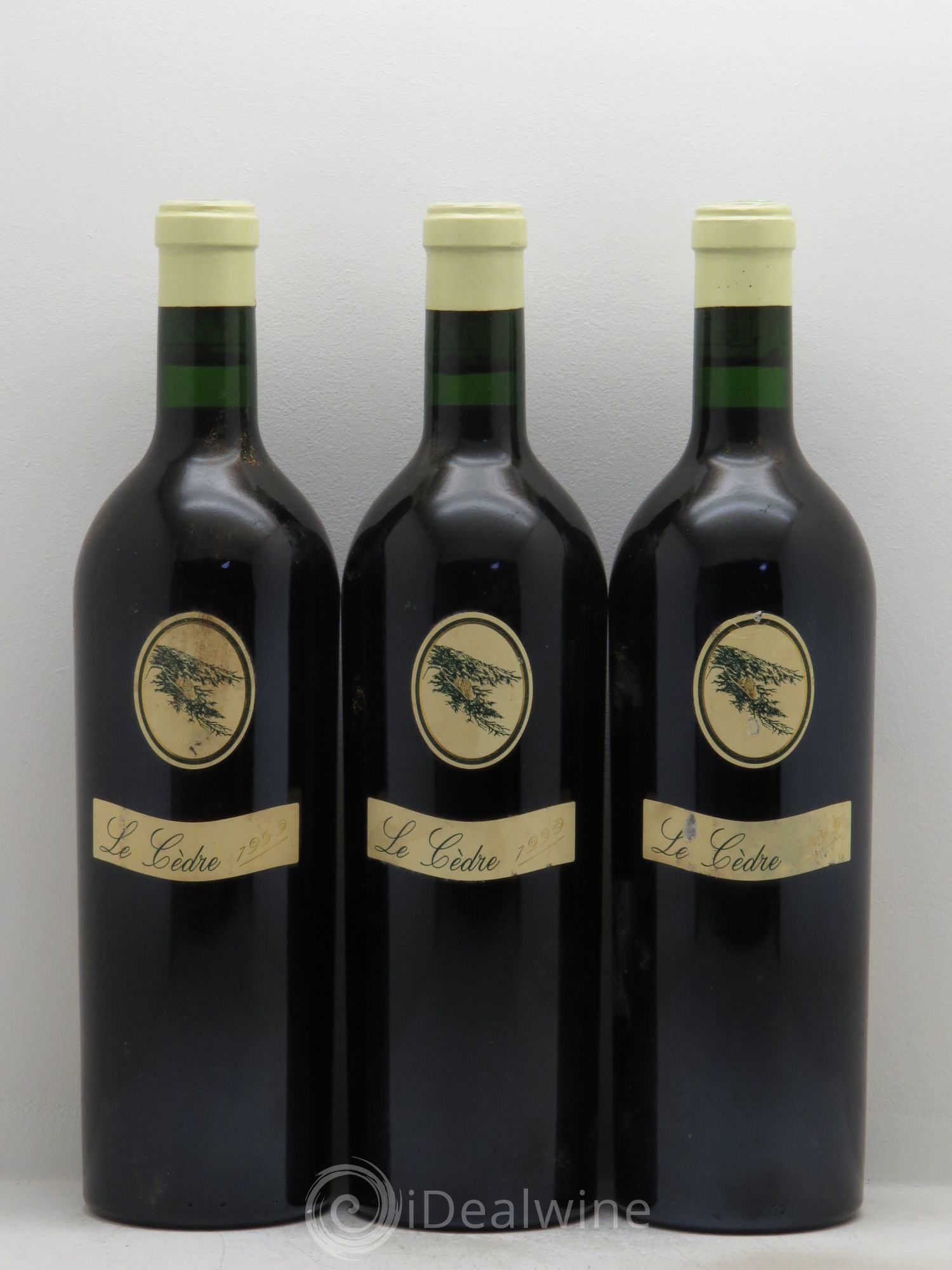 Cahors Château du Cèdre Cuvée Le Cèdre Pascal et Jean-Marc Verhaeghe 1999 - Lot de 3 bouteilles - 0