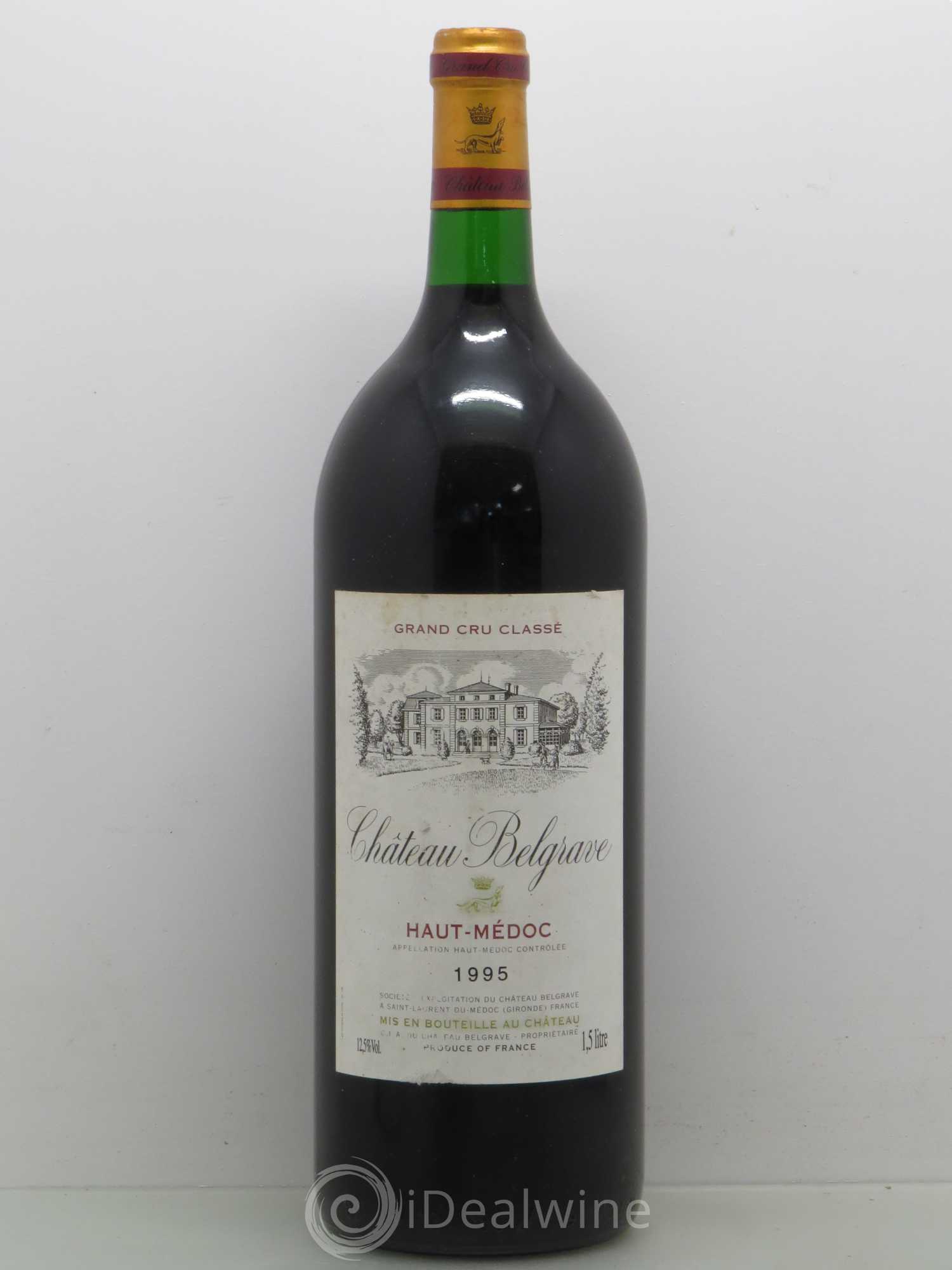Château Belgrave 5ème Grand Cru Classé 1995 - Lot de 1 magnum - 0