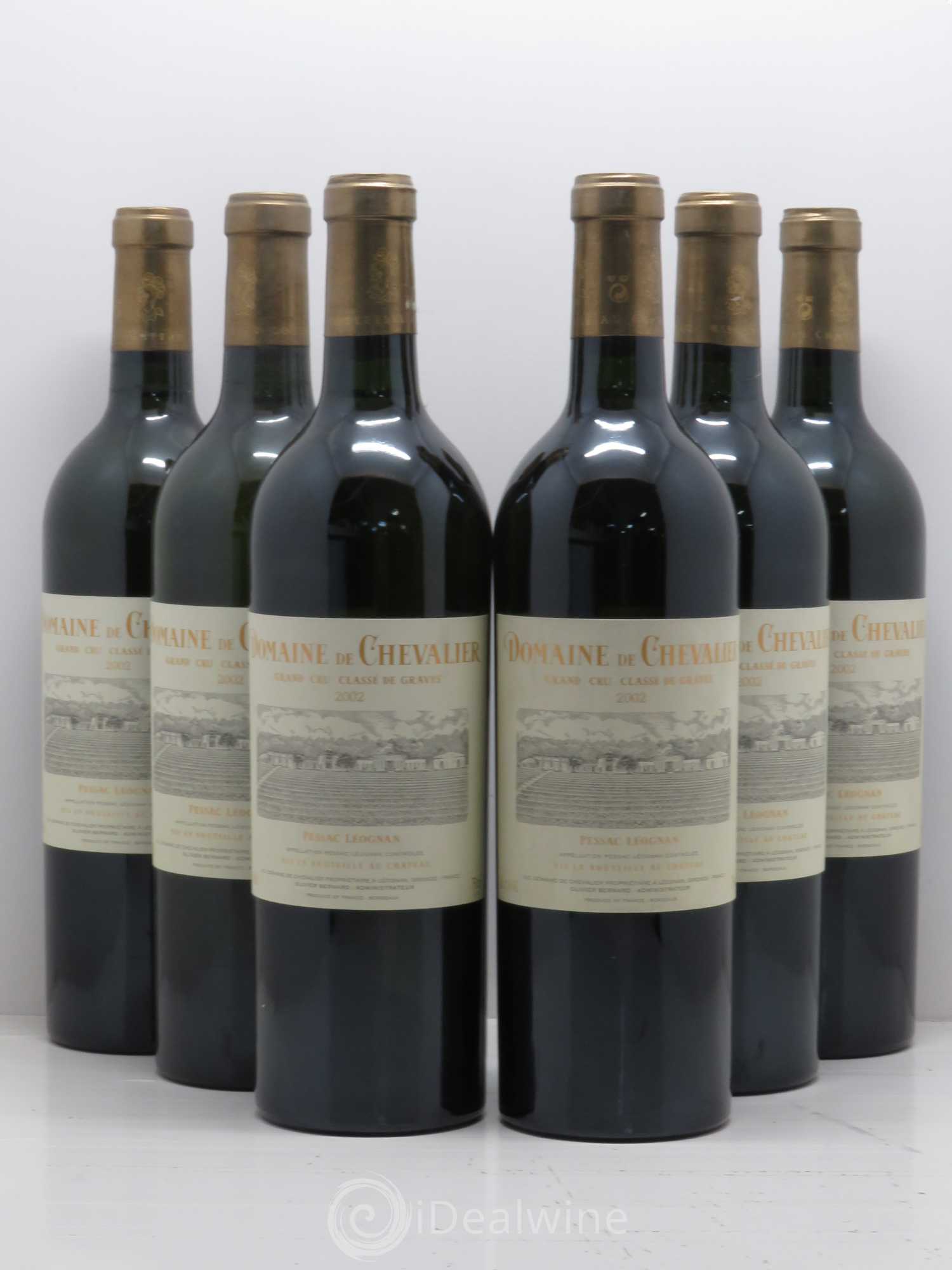Domaine de Chevalier Cru Classé de Graves 2002 - Lot de 6 bouteilles - 0