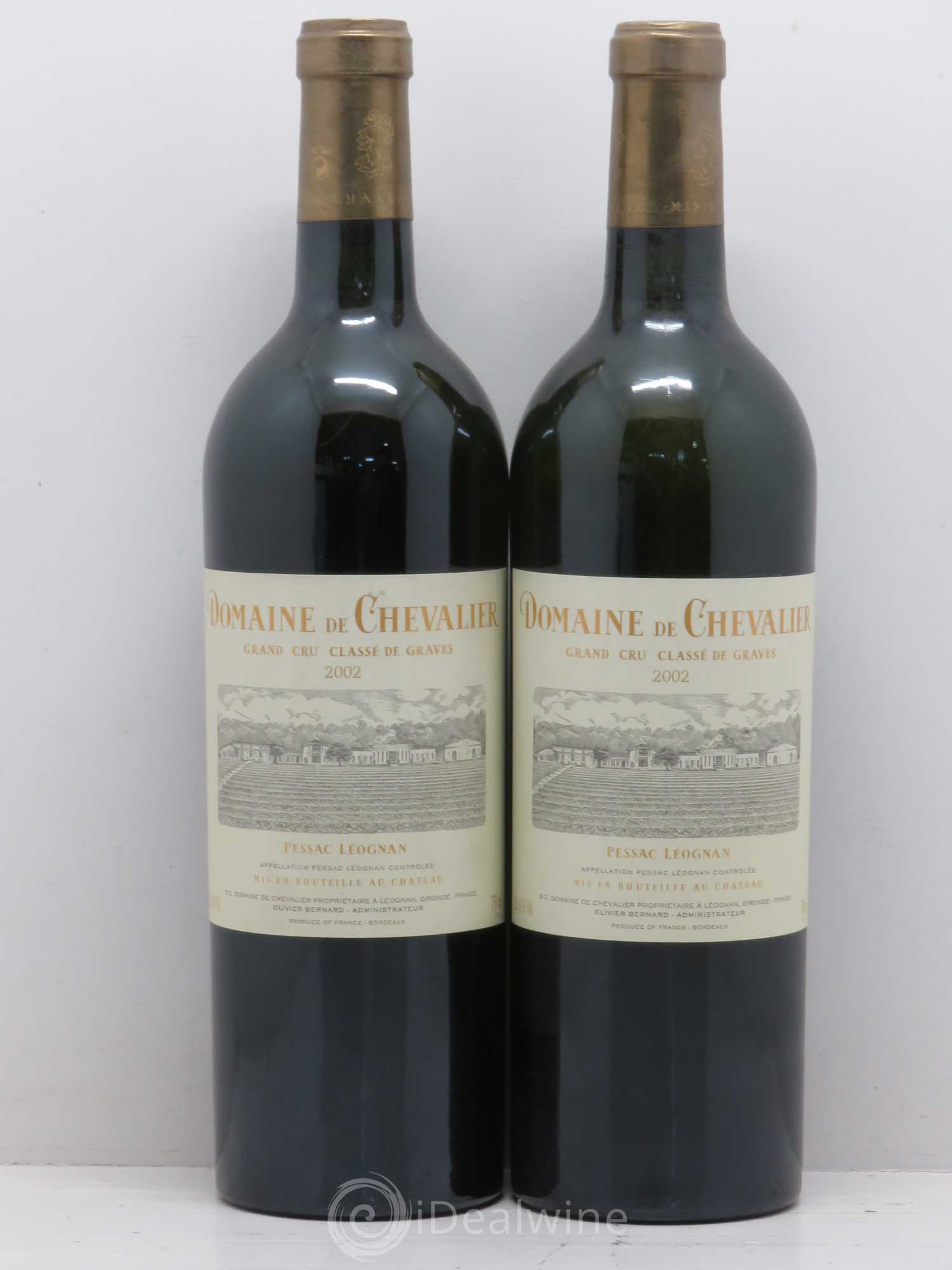 Domaine de Chevalier Cru Classé de Graves 2002 - Lot de 2 bouteilles - 0
