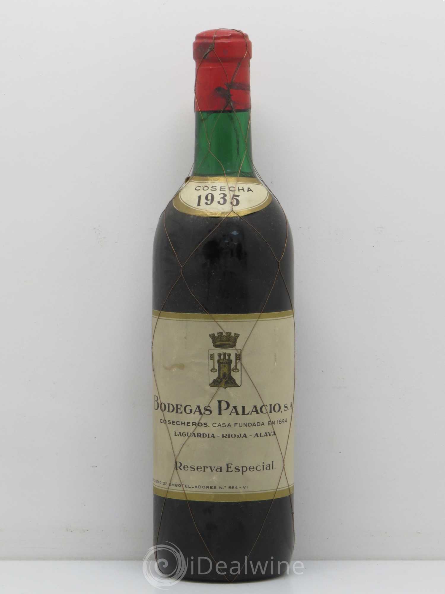 Rioja DOCA Bodegas Palacio Reserva Especial 1935 - Lotto di 1 bottiglia - 0