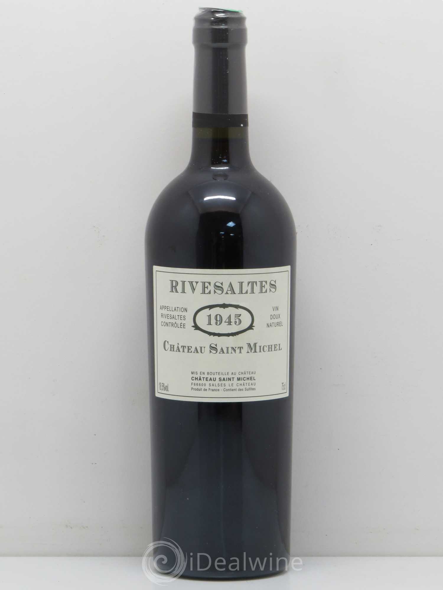 Rivesaltes Château Saint Michel 1945 - Posten von 1 Flasche - 0