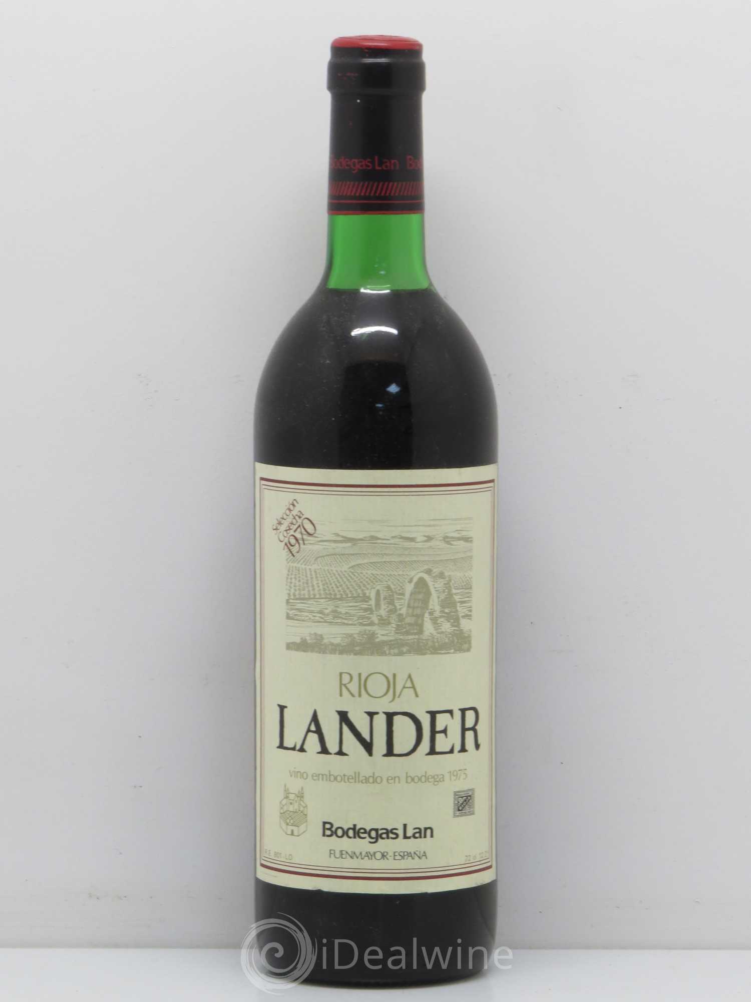 Rioja DOCA Bodegas Lan Lander 1970 - Lot de 1 bouteille - 0