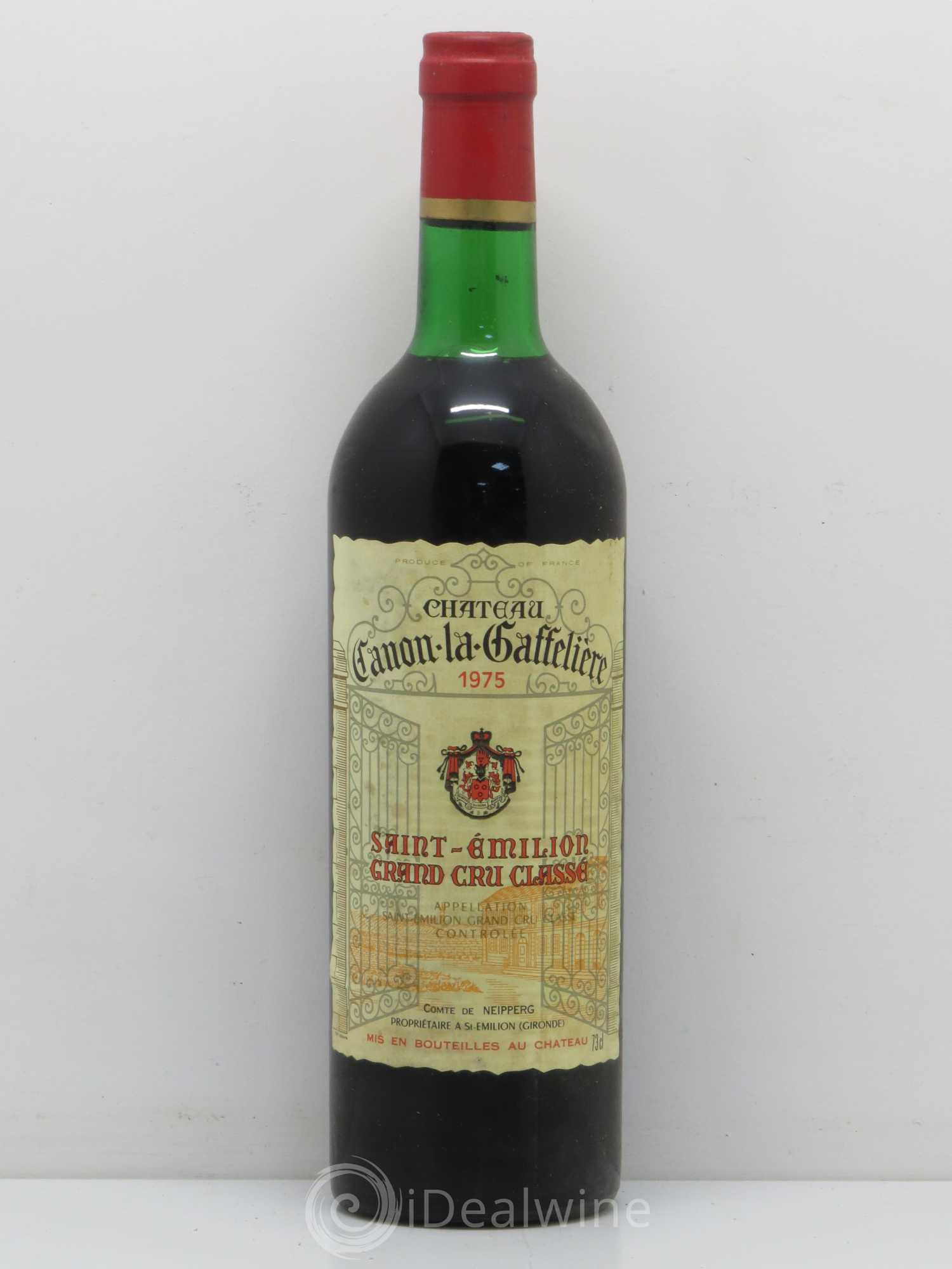 Château Canon la Gaffelière 1er Grand Cru Classé B 1975 - Lot de 1 bouteille - 0