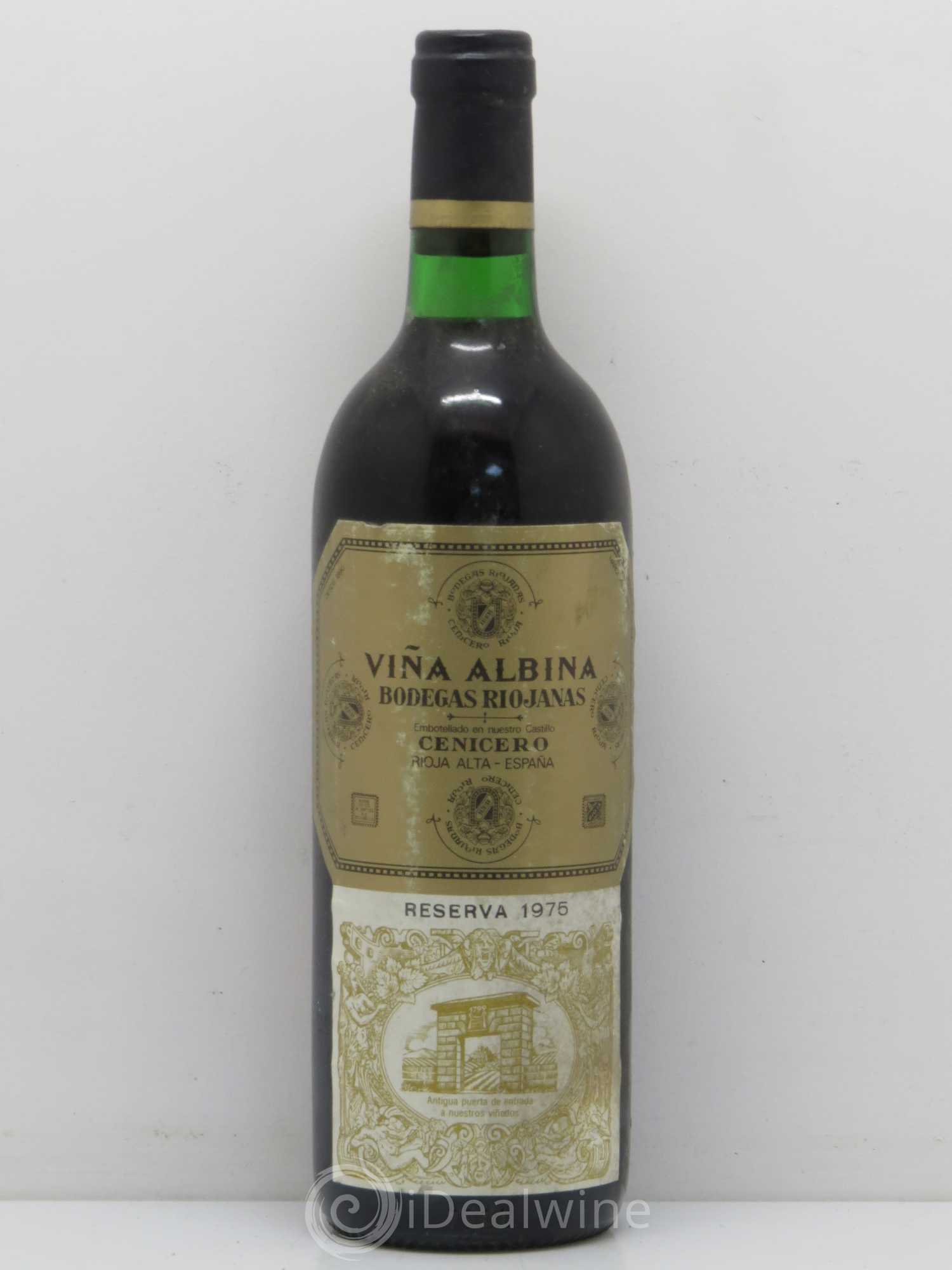 Rioja DOCA Vina Albina Reserva Riojanas 1975 - Posten von 1 Flasche - 0