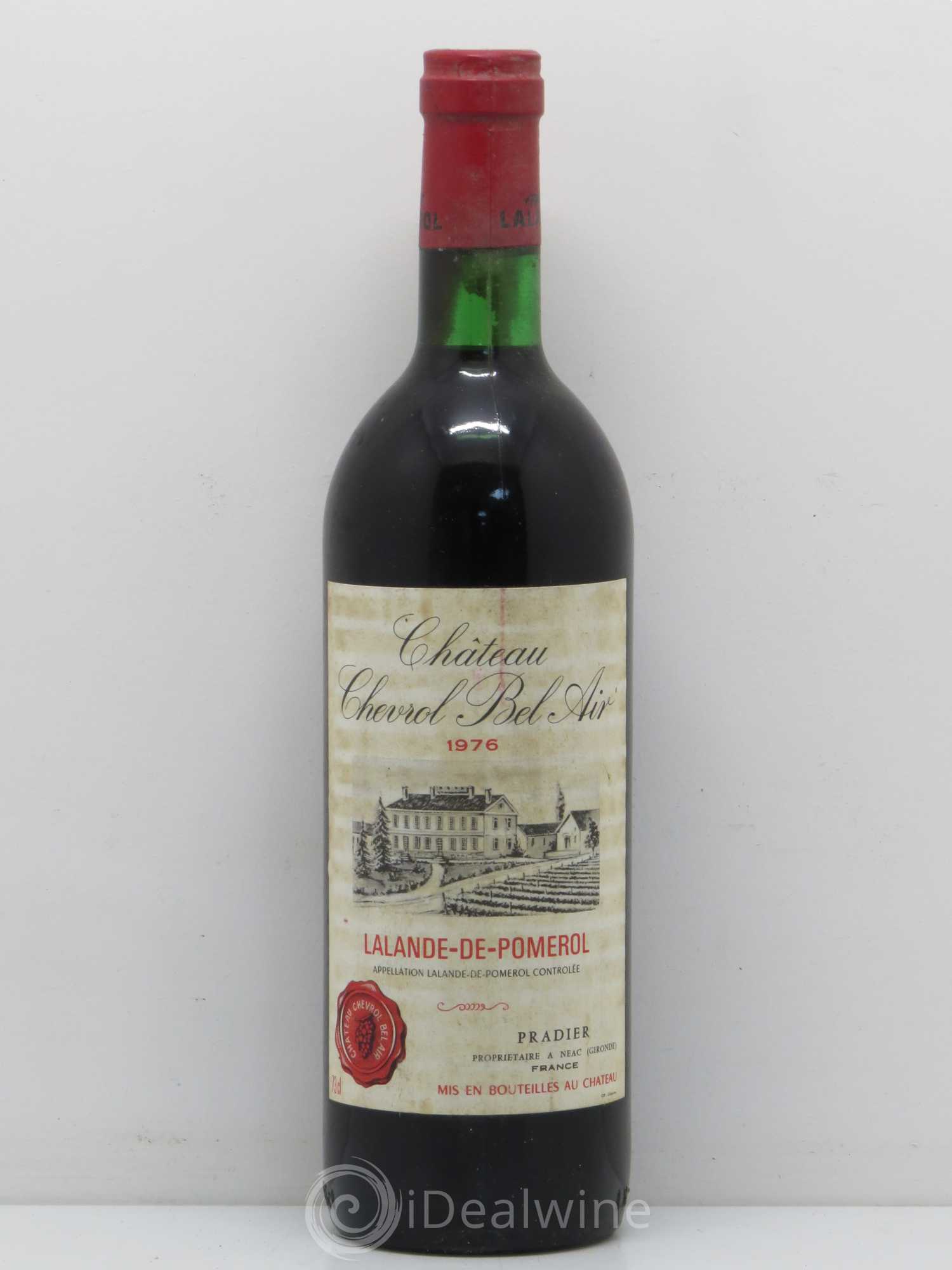 Bordeaux Lalande de Pomerol Château Chevrol Bel Air 1976 - Posten von 1 Flasche - 0
