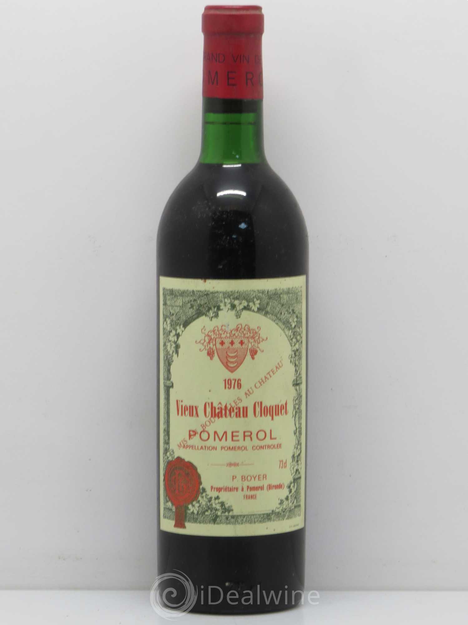 Pomerol Vieux Château Cloquet 1976 - Posten von 1 Flasche - 0