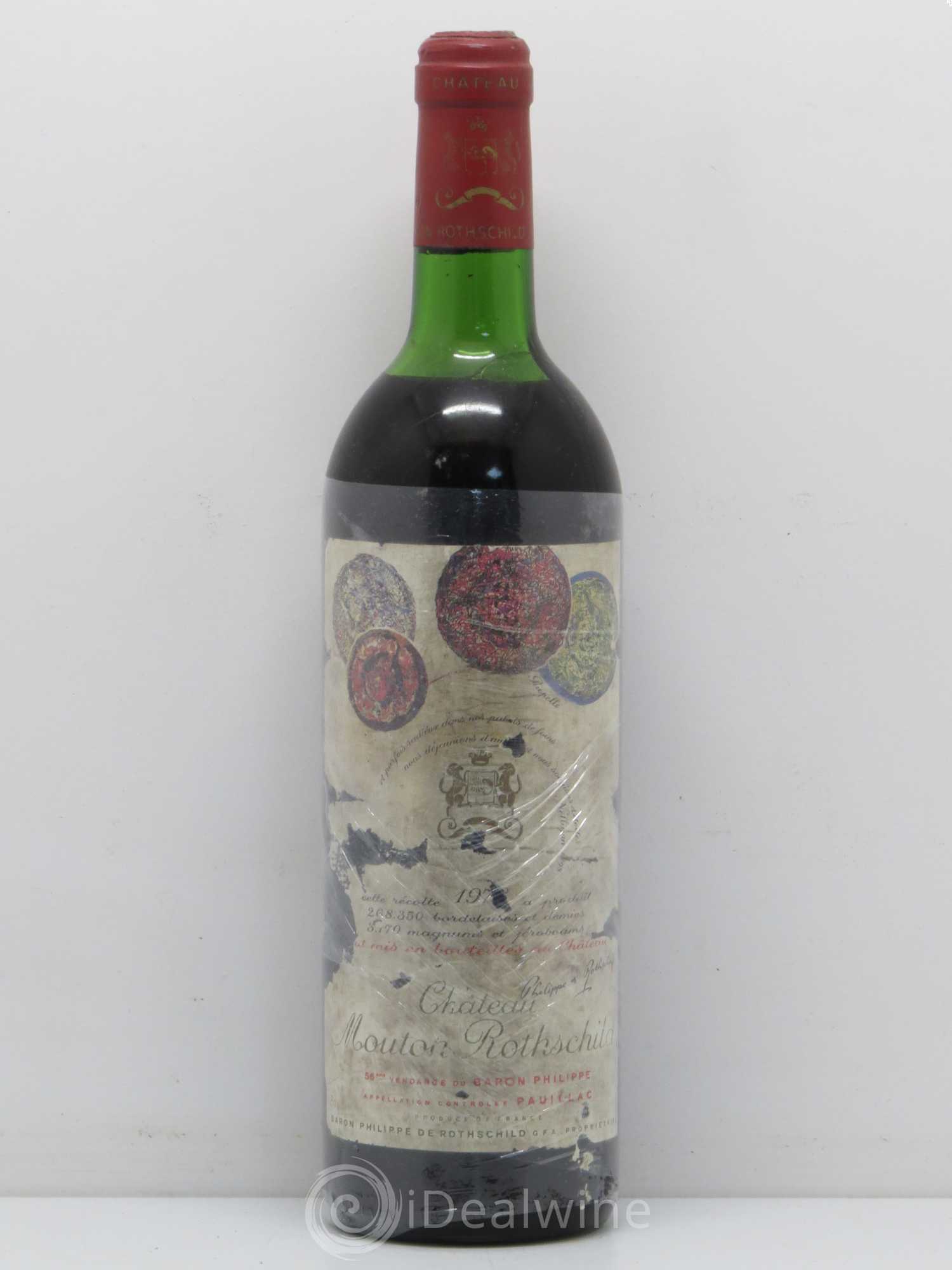 Château Mouton Rothschild 1er Grand Cru Classé 1978 - Lot de 1 bouteille - 0