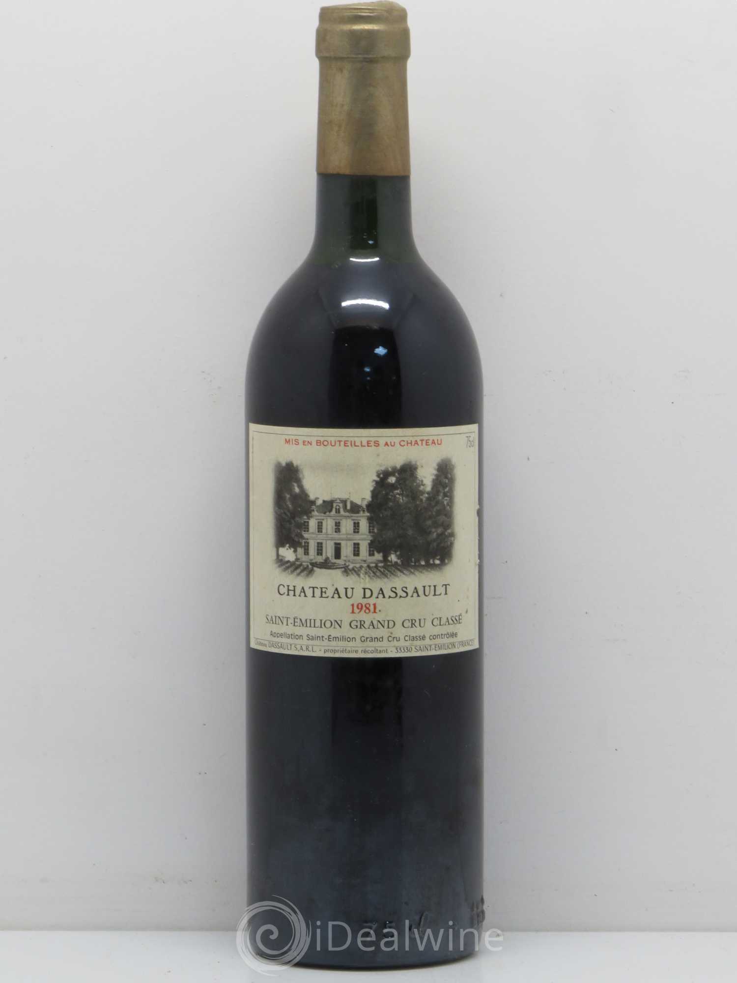 Château Dassault Grand Cru Classé 1981 - Lot de 1 bouteille - 0